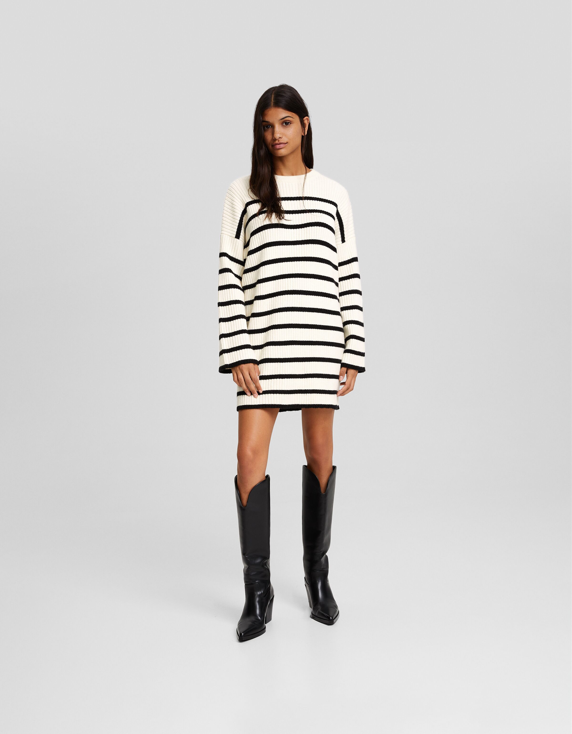 Sweater dress sale bershka