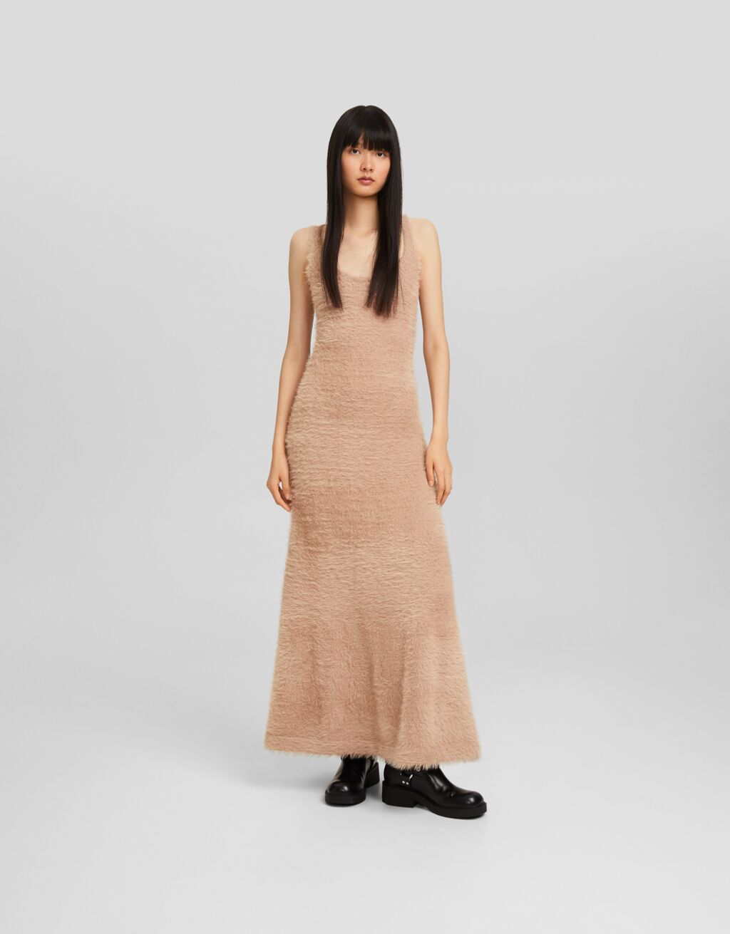 Strappy knit 2024 midi dress