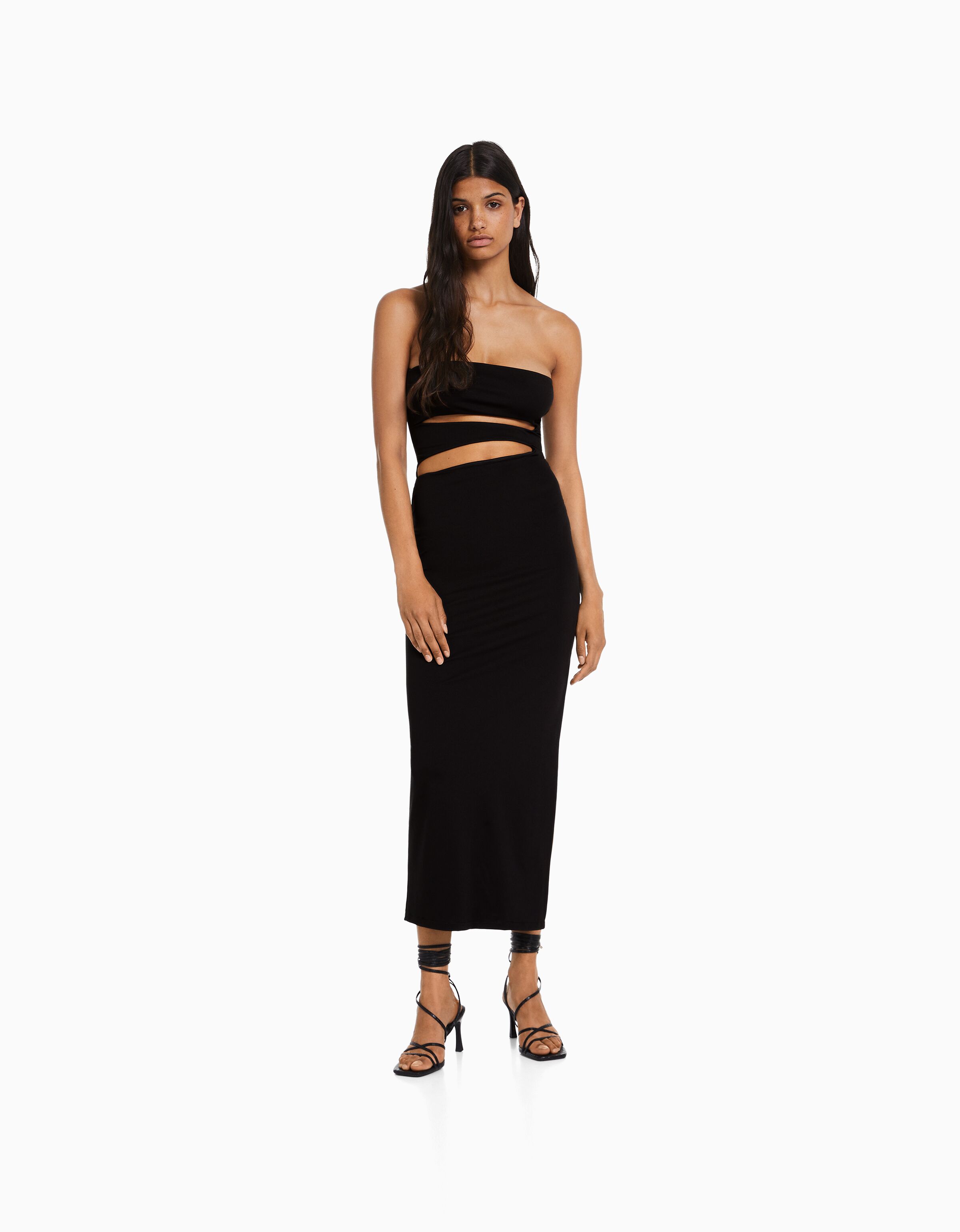 Bershka vestito nero outlet
