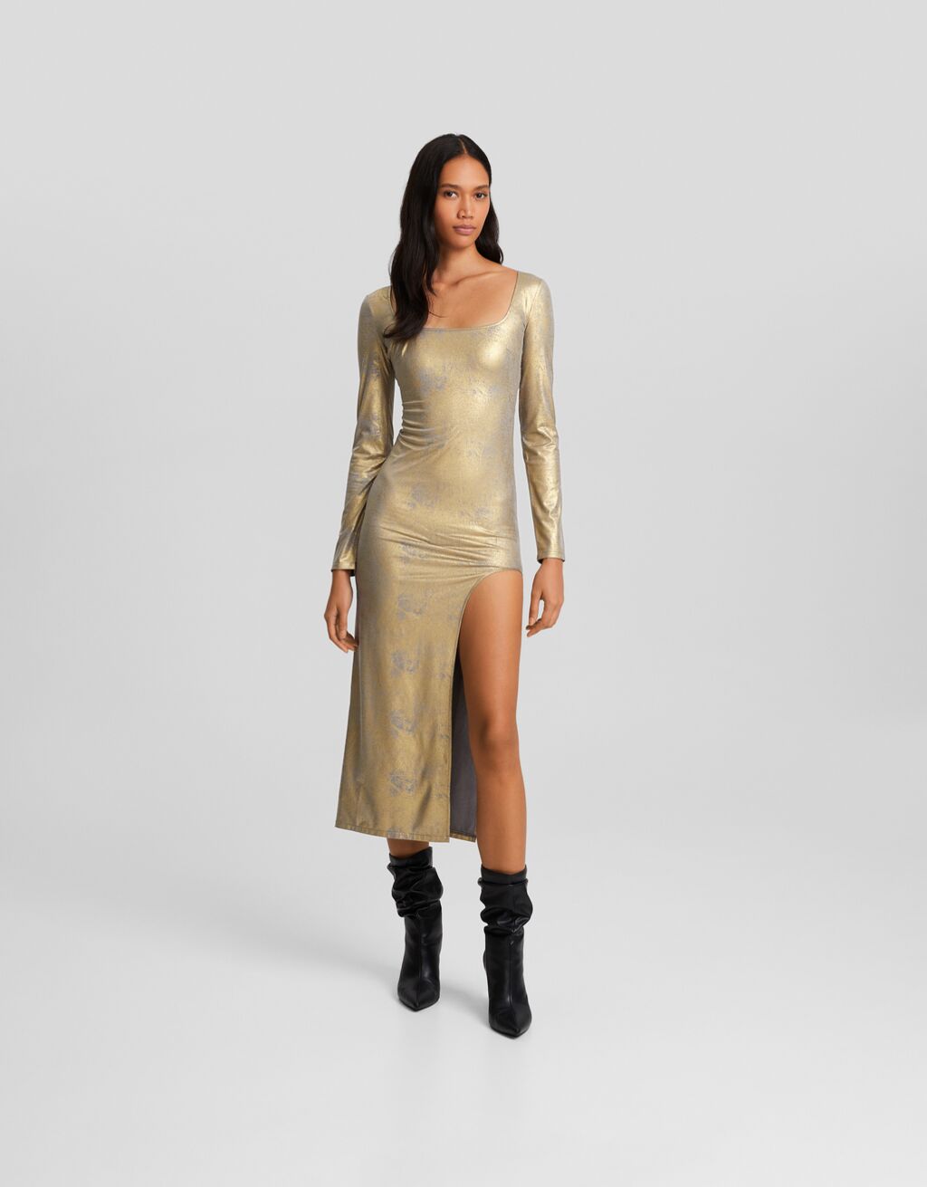 Robe lamée 2025 or