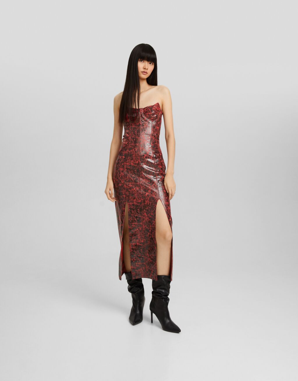 Vestito discount pelle bershka
