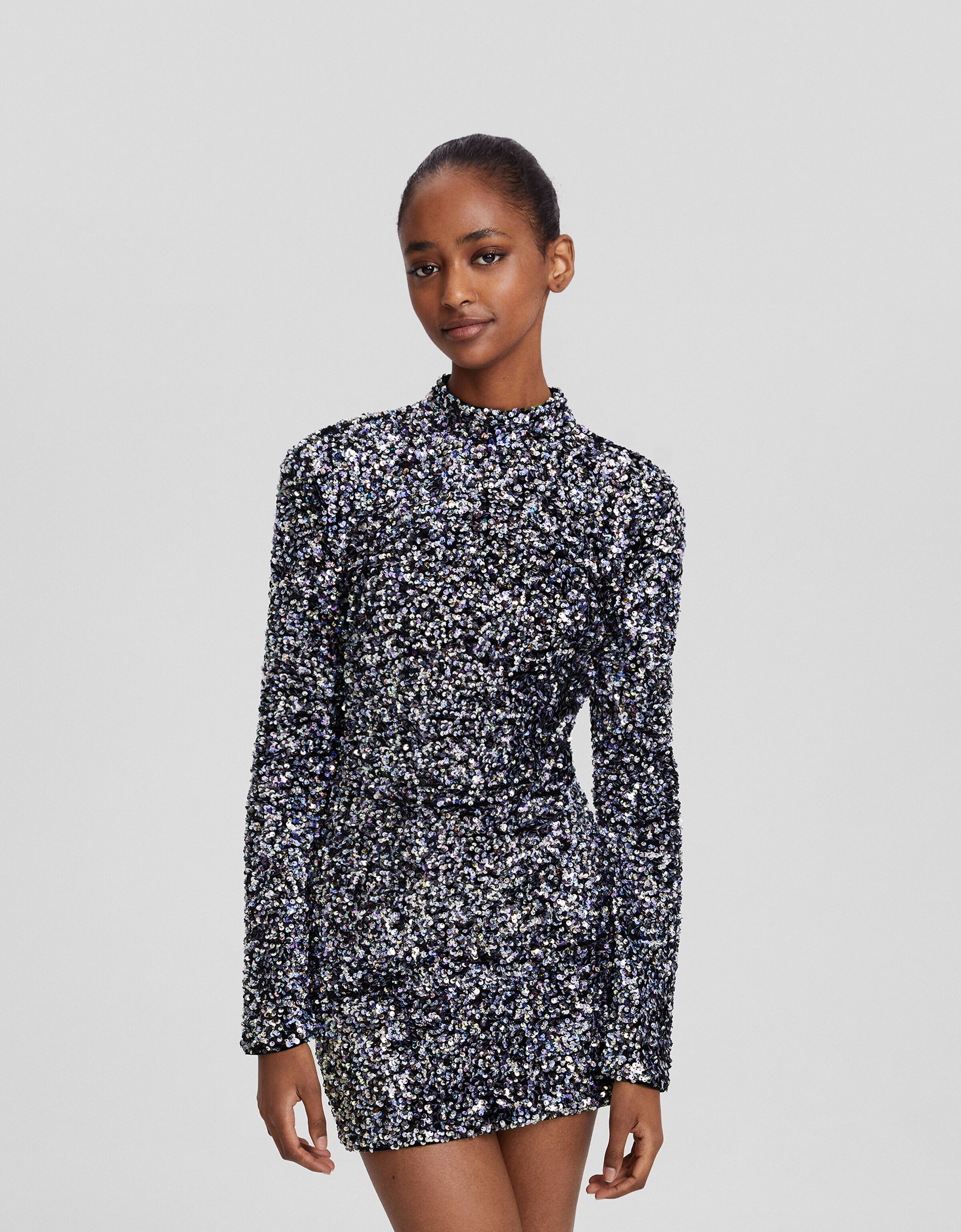 Robe sequin bershka new arrivals