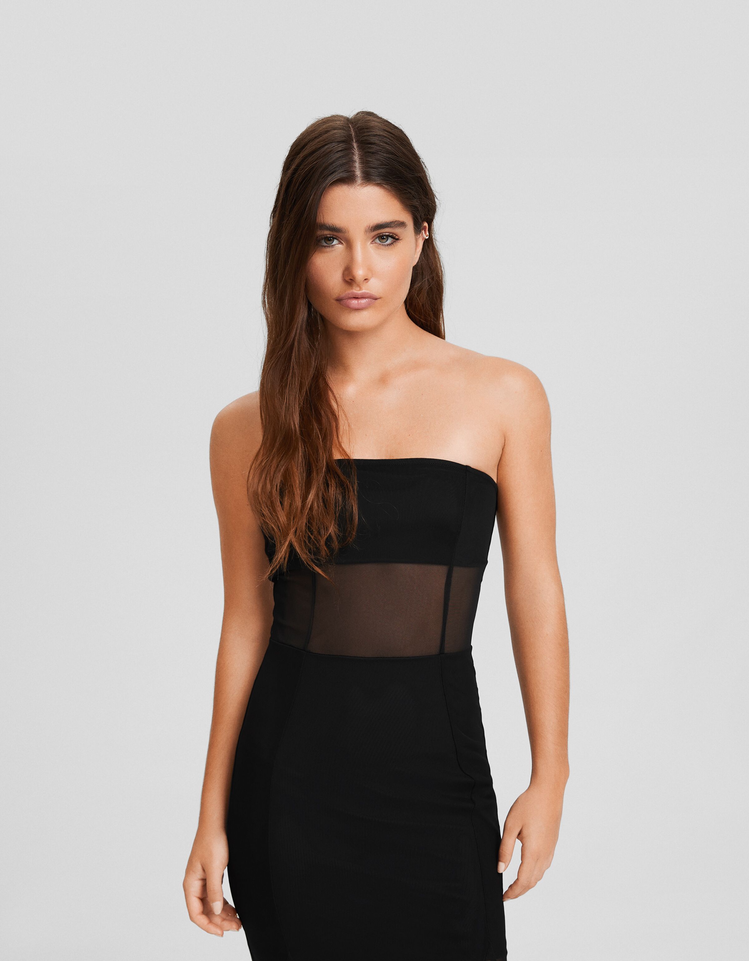 Vestido veludo hot sale bershka