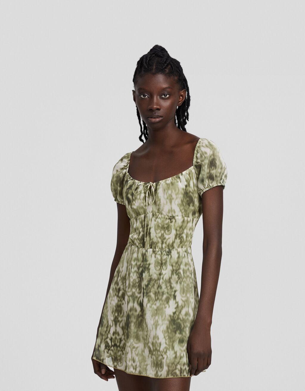 Short sleeve floral dress clearance