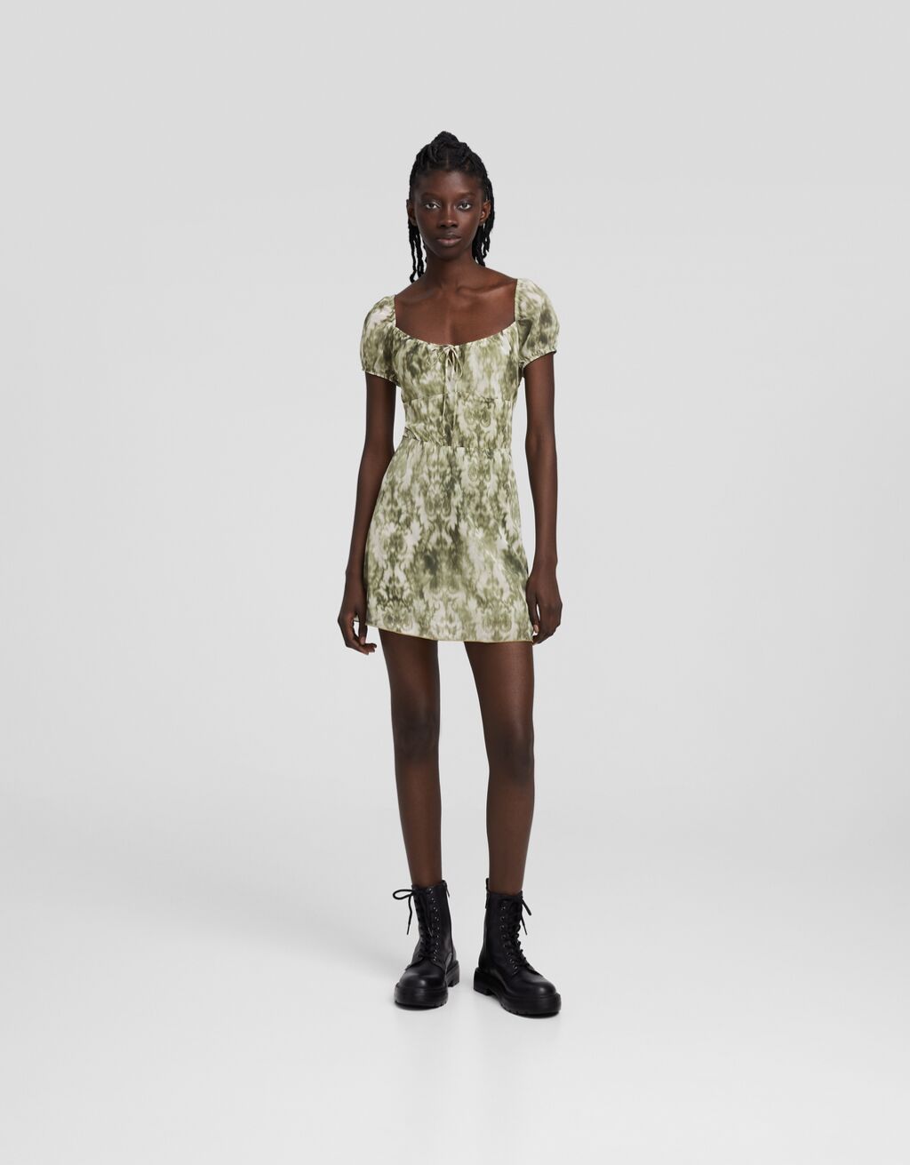 Chiffon mini dress discount