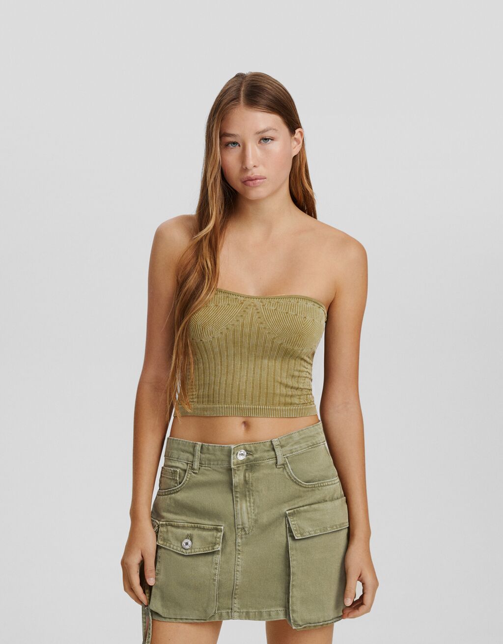Mini jupe bershka deals