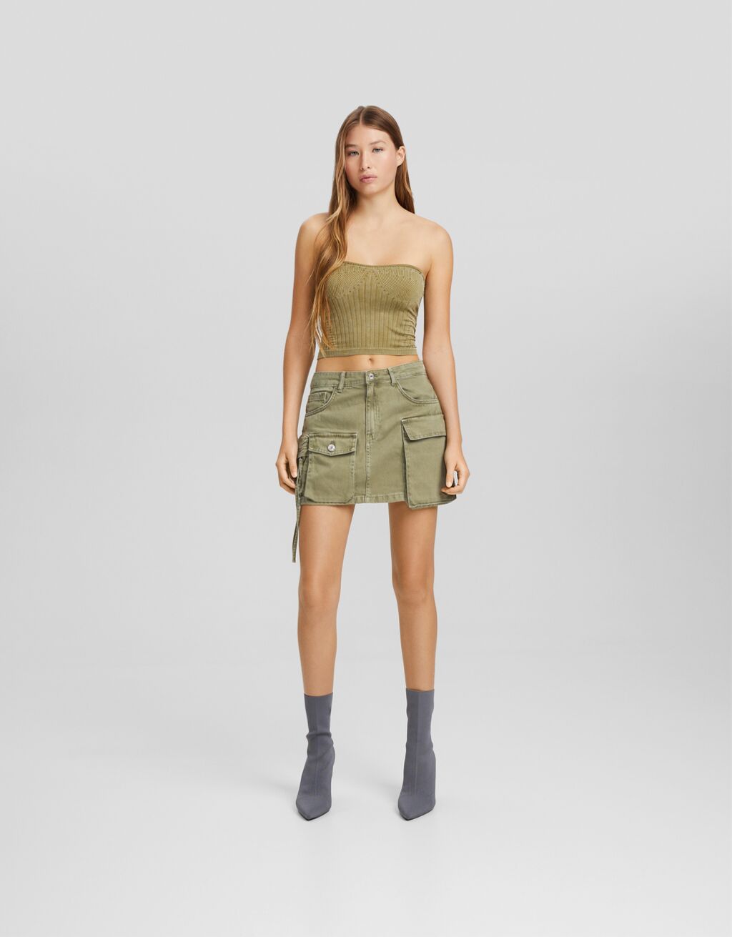 Jupe 2025 cargo bershka
