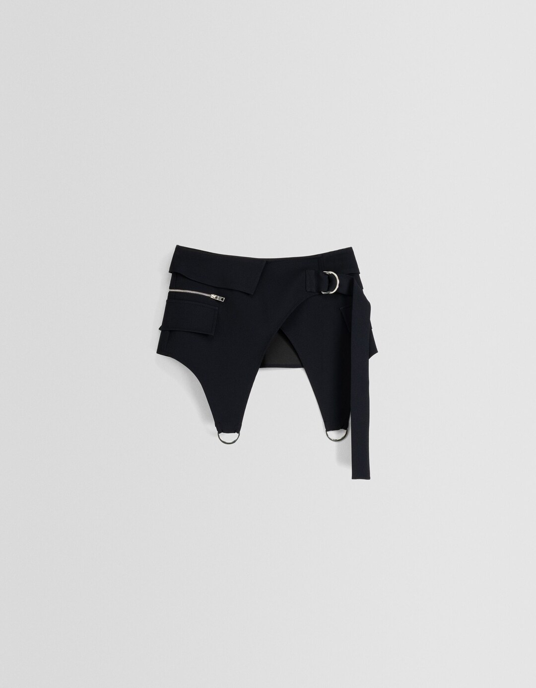 Tailoring-Minirock mit Bändern