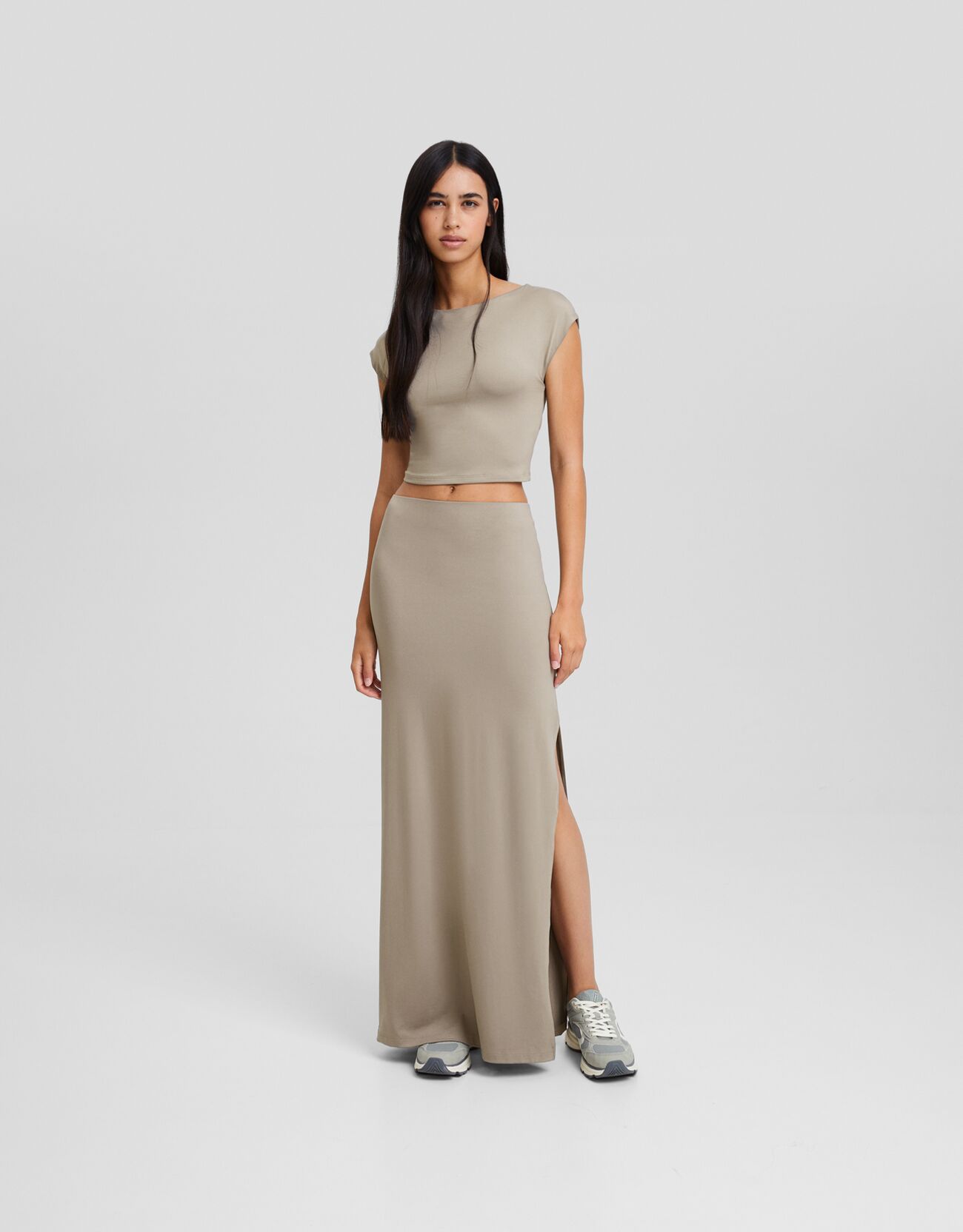 Jupe longue bershka top
