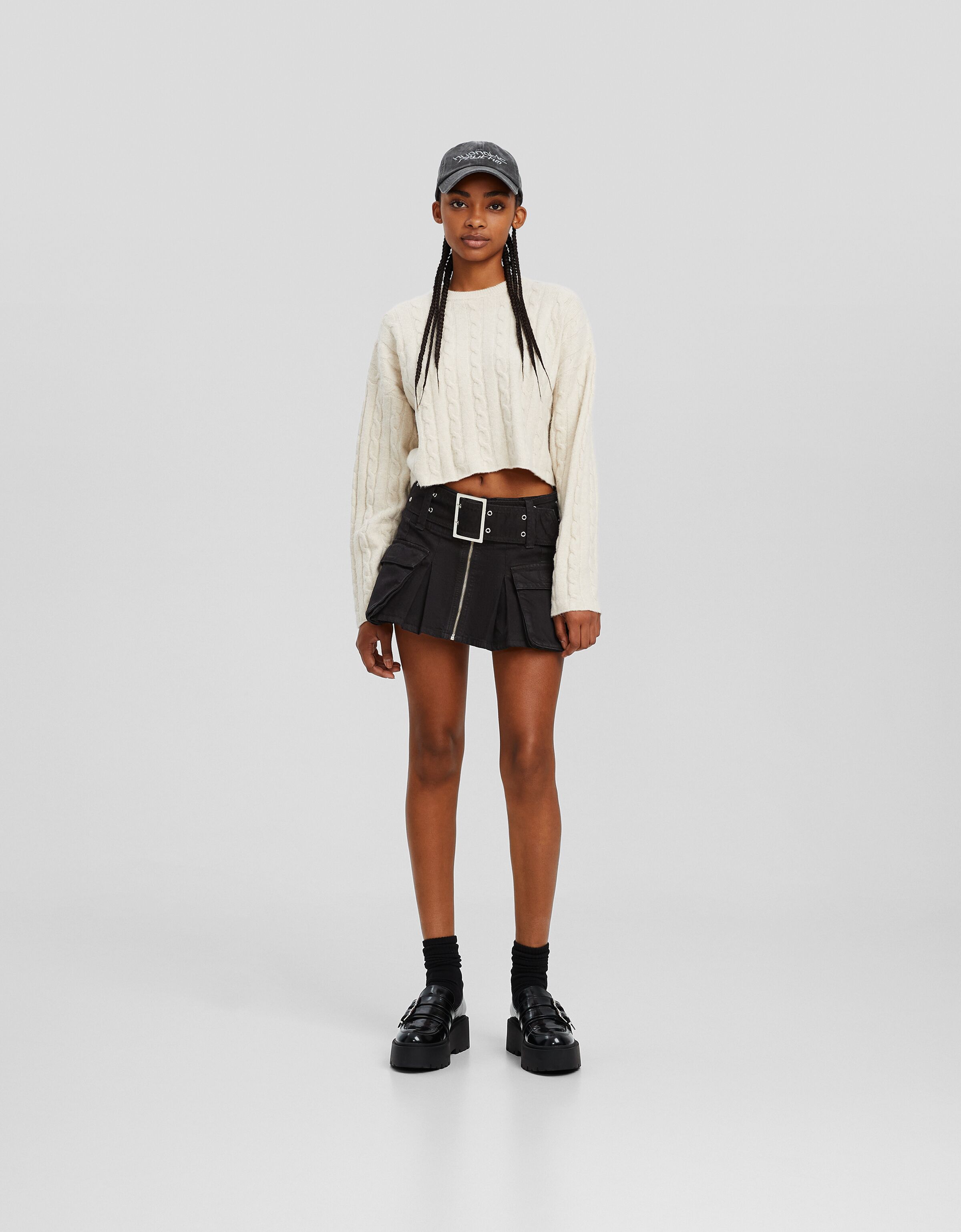 Minigonna bershka top