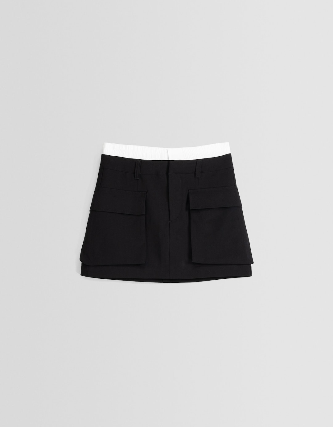 Falda mini cargo cintura underwear