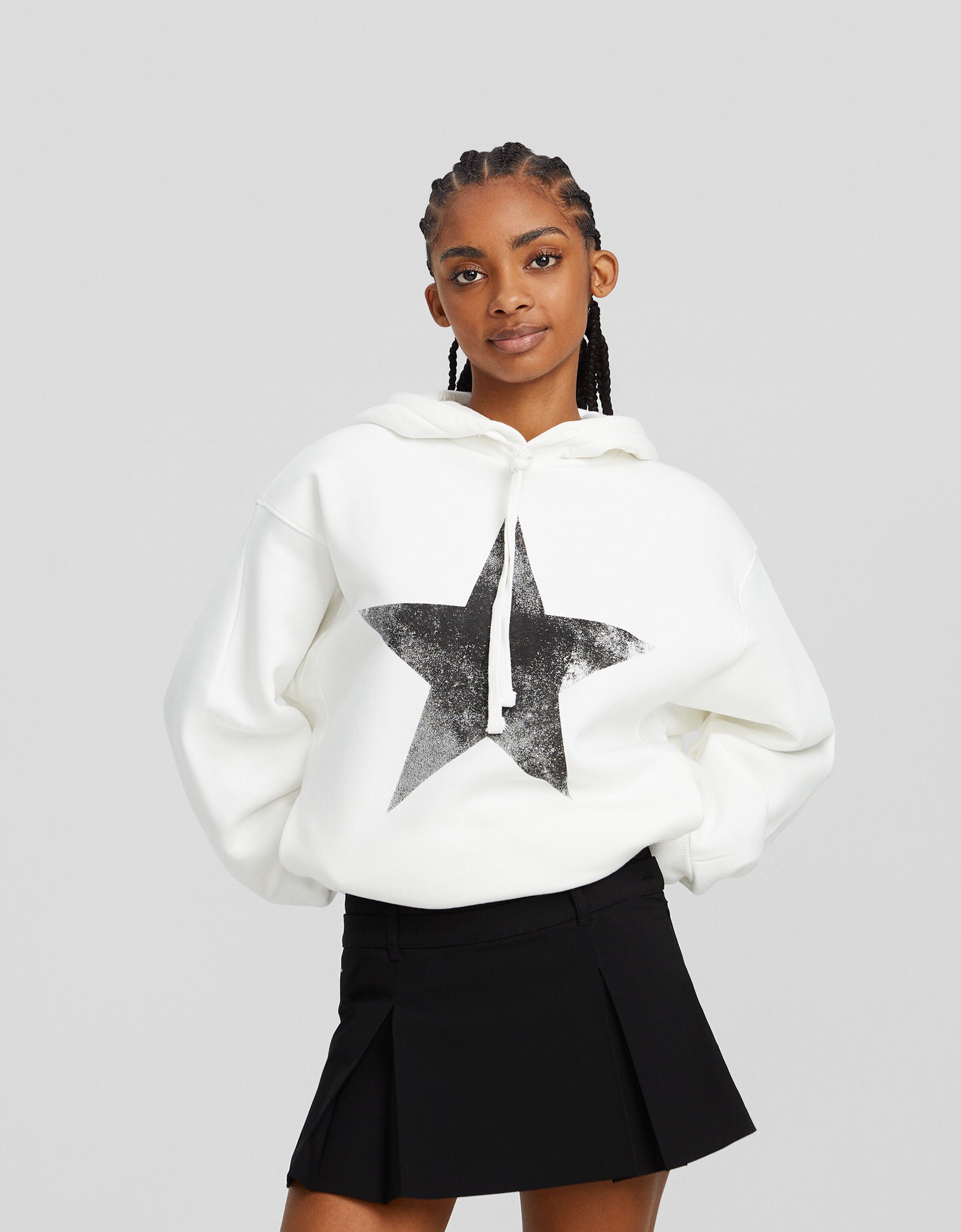 Jupe culotte tailoring pliss e Jupes et shorts BSK Teen Bershka