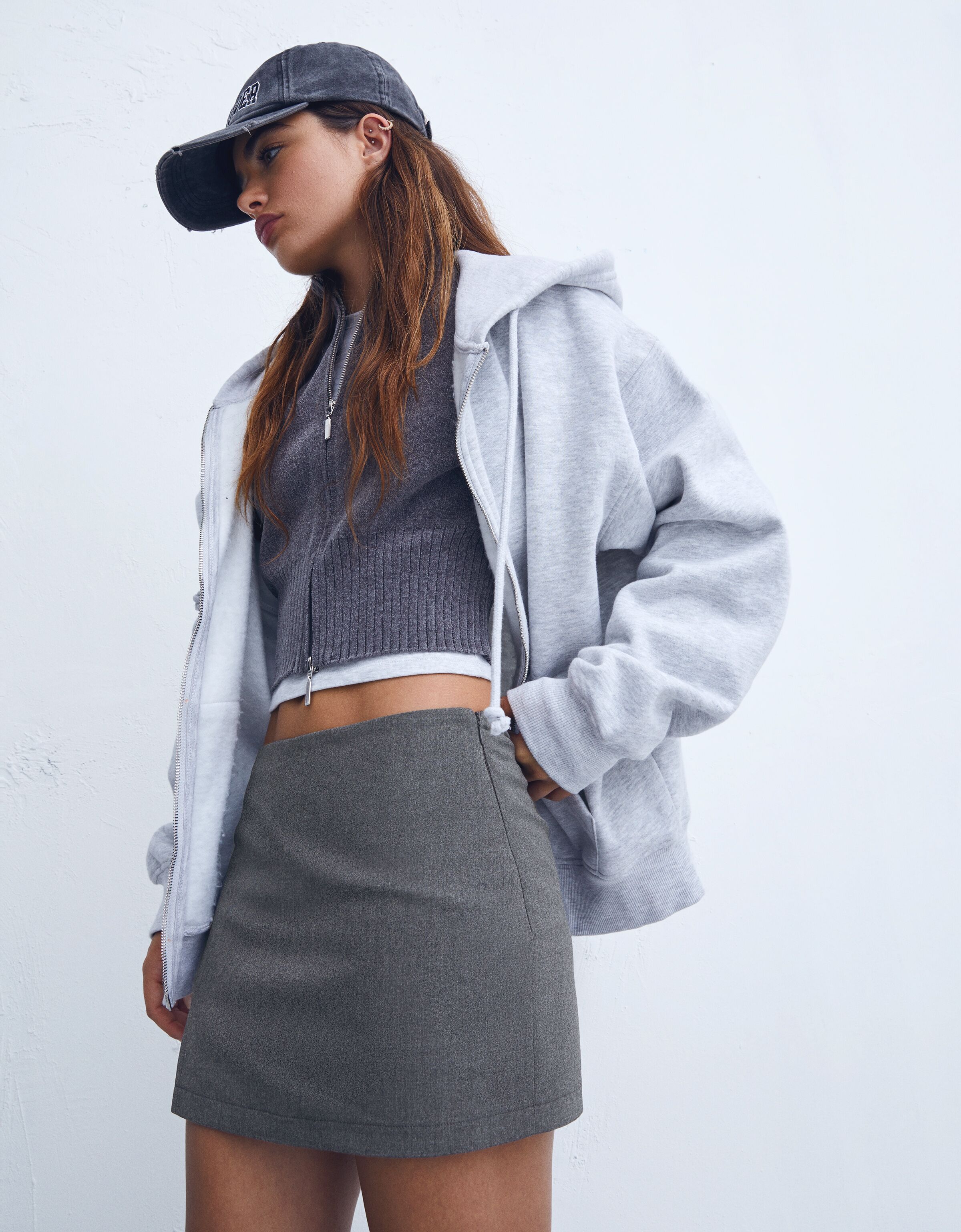 Jupe culotte tailoring Nouveaut s Femme Bershka