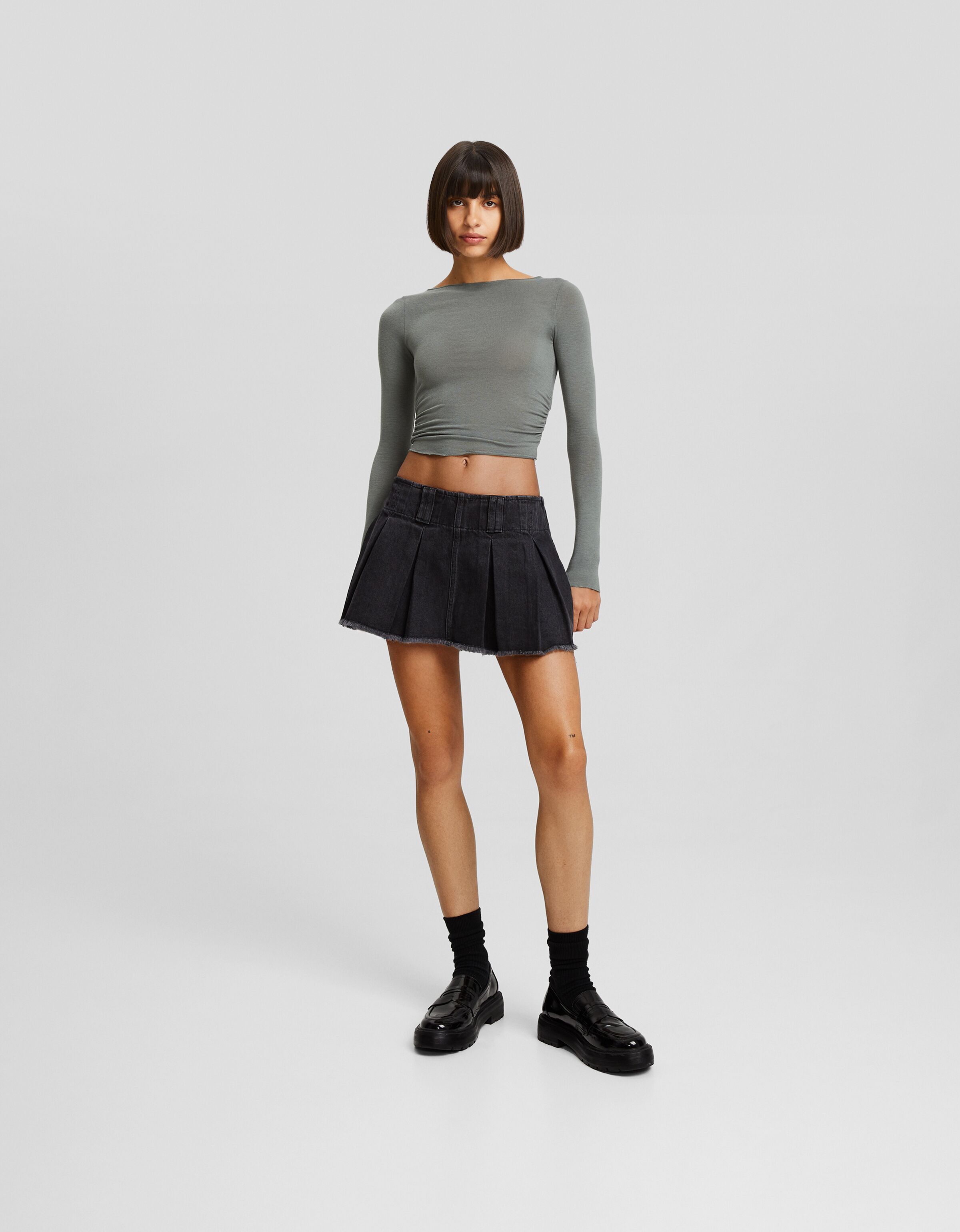 Jupe culotte bershka hot sale
