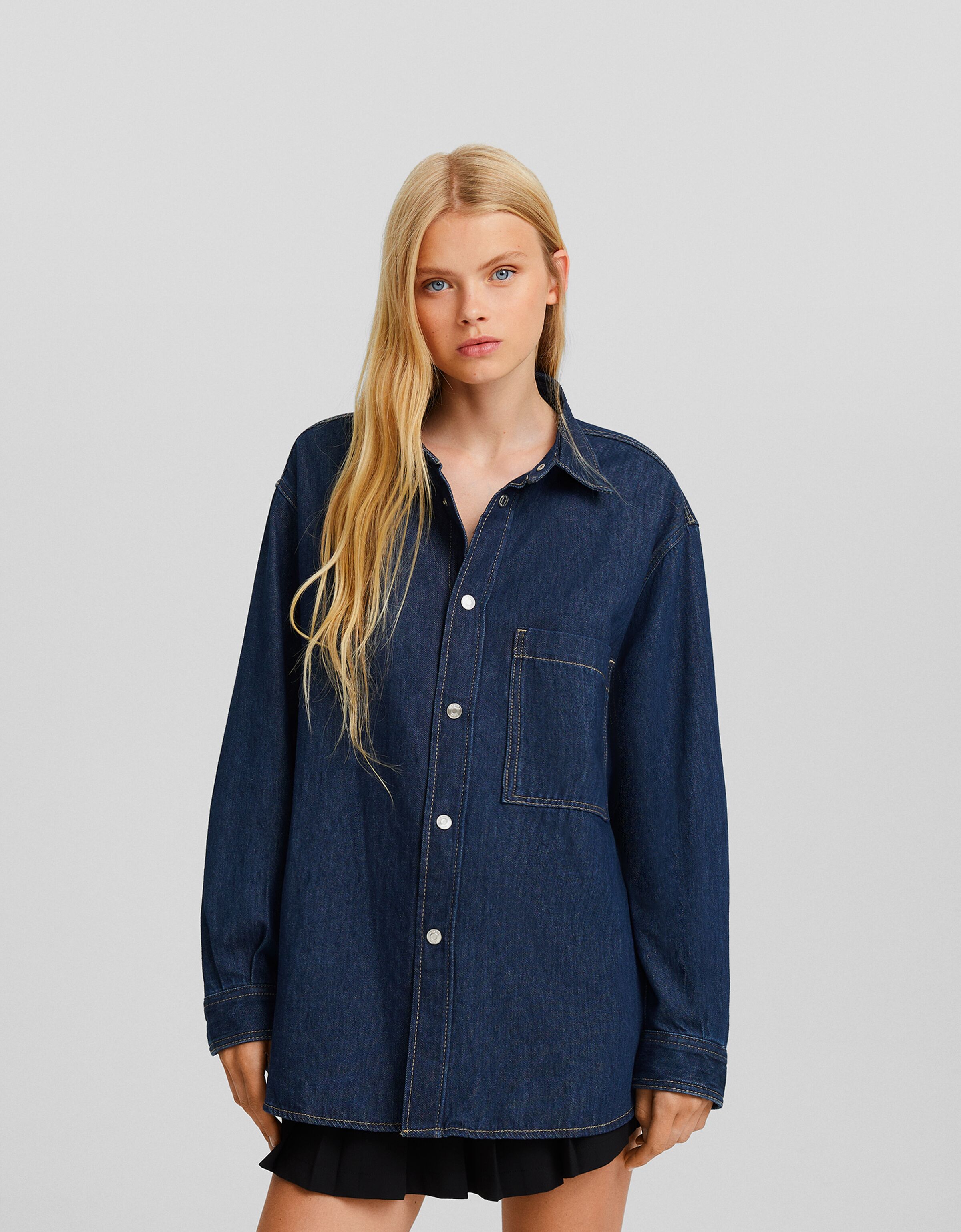 Sobrecamisa denim 2025 mujer