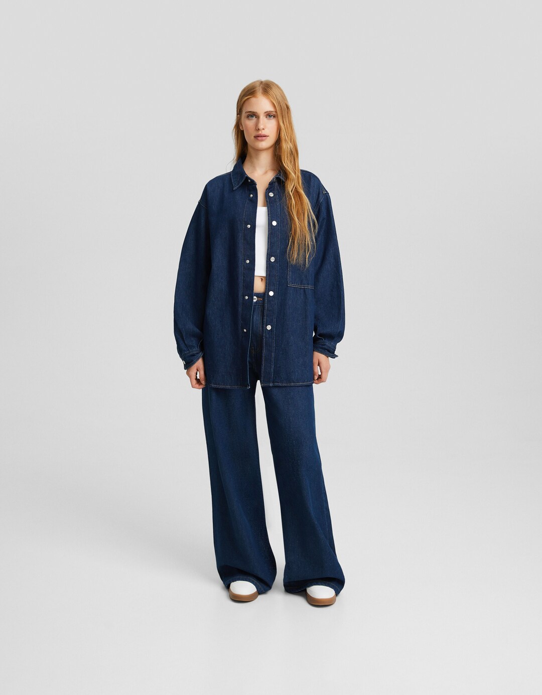 Denim overshirt