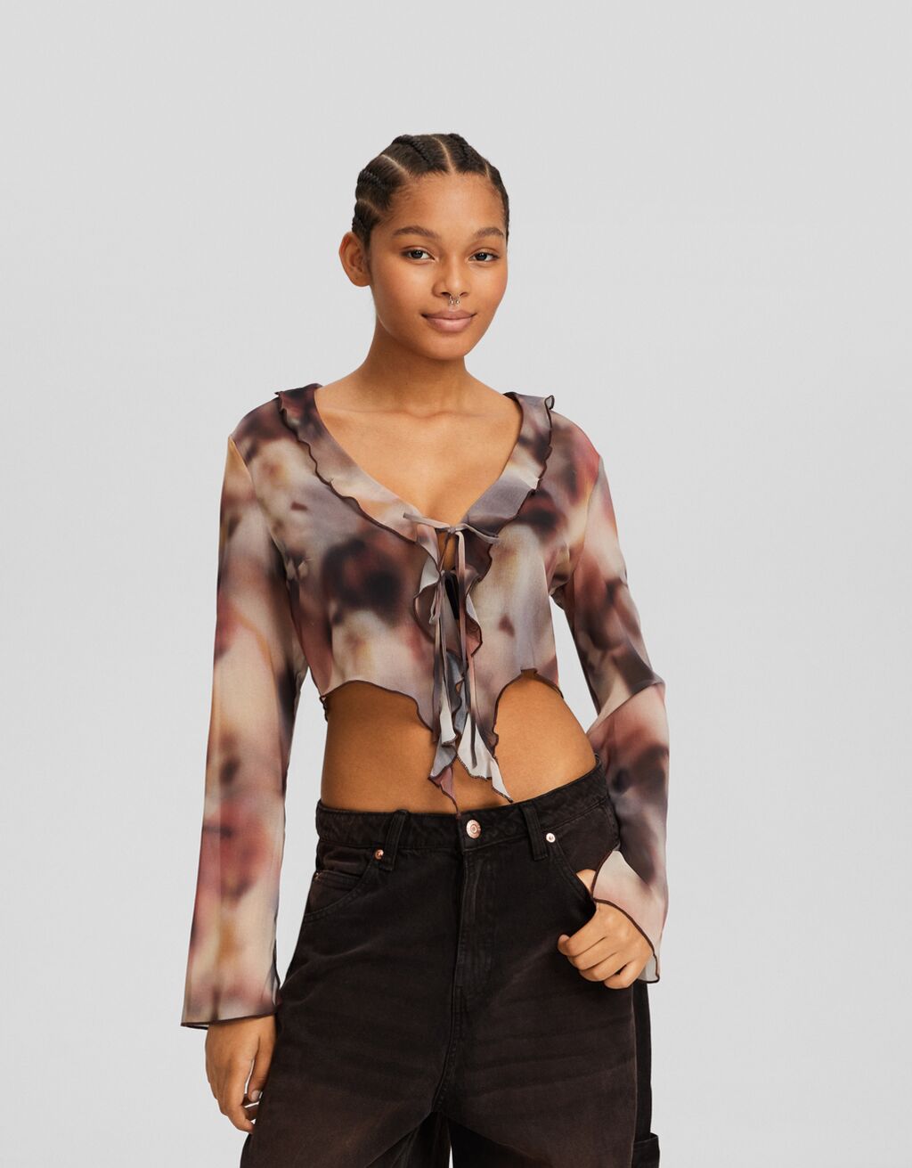 Blusas en bershka sales
