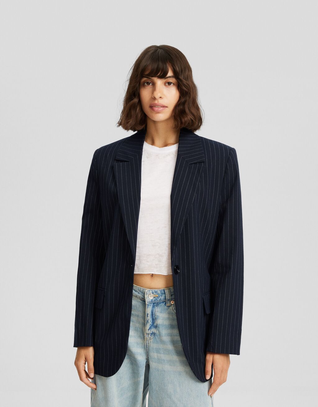 Blazer femme bershka deals