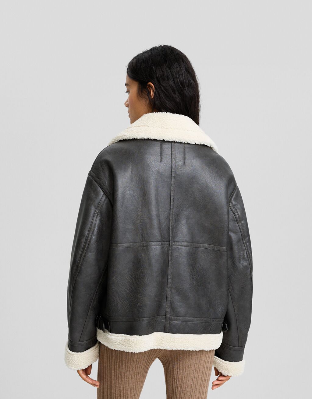 Blouson de online motard double face