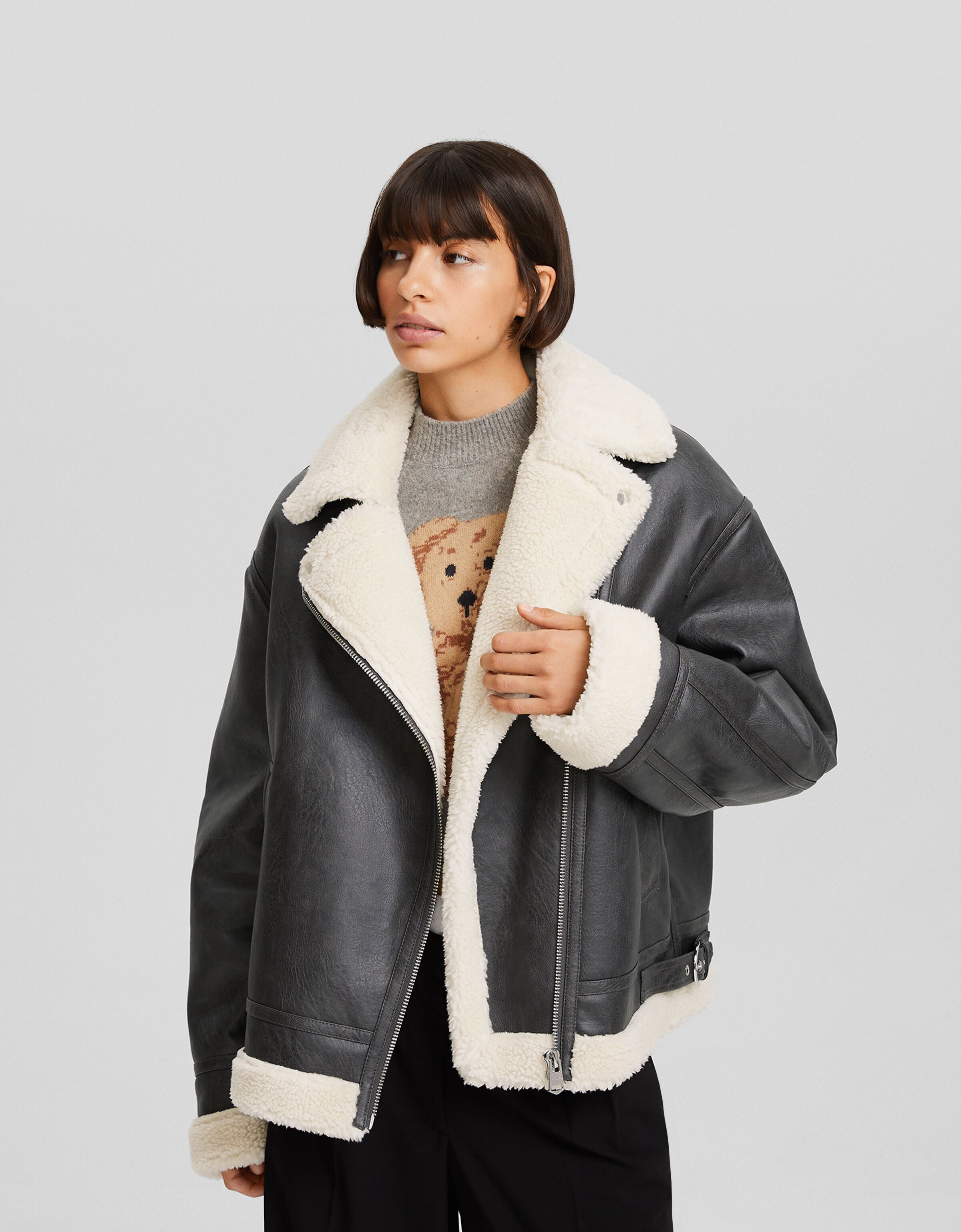 Bershka outerwear hot sale