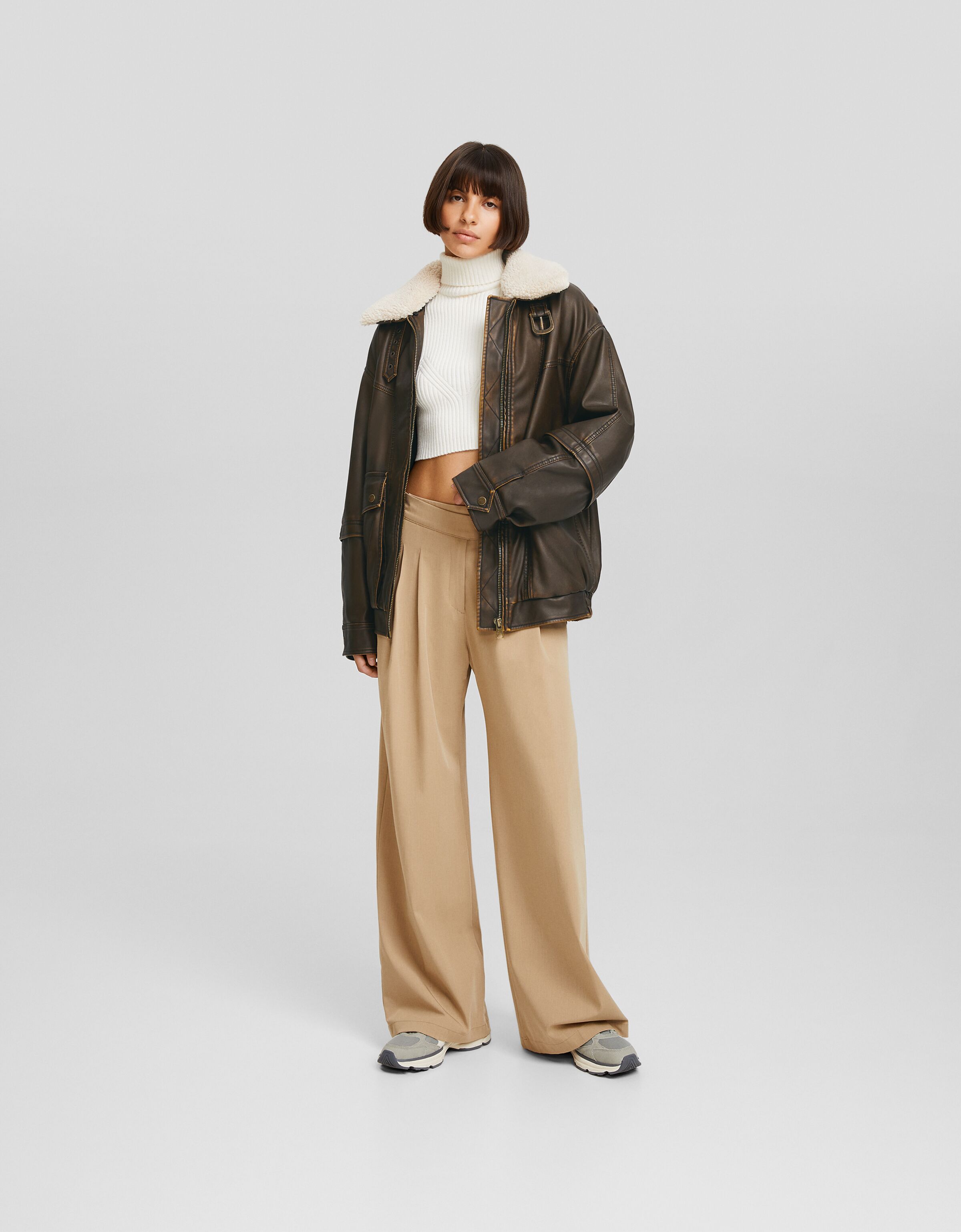 Giacca clearance aviatore zara
