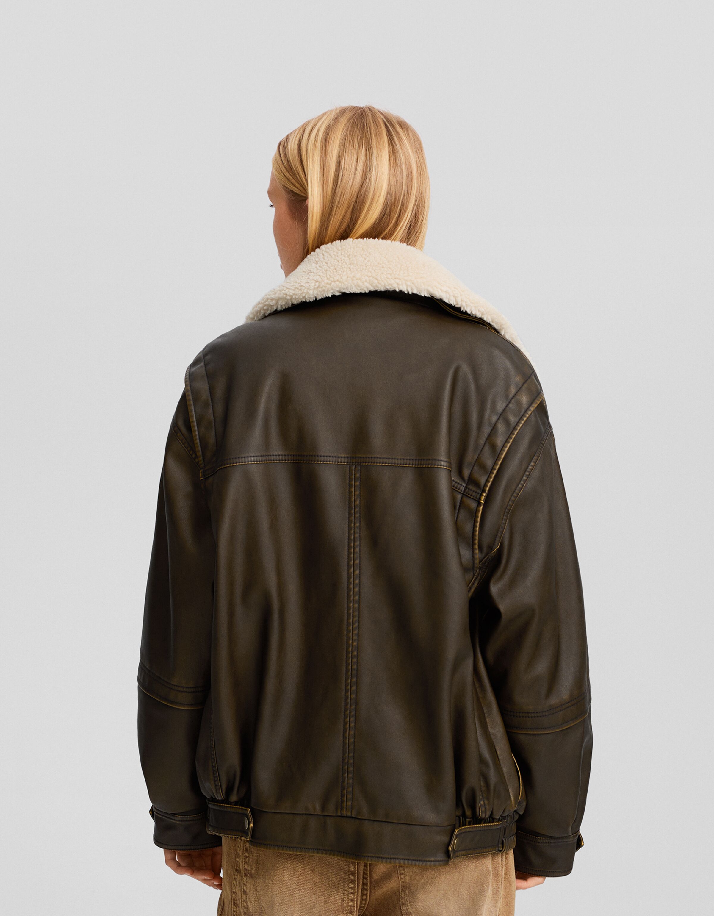 Bershka aviator sale jacket