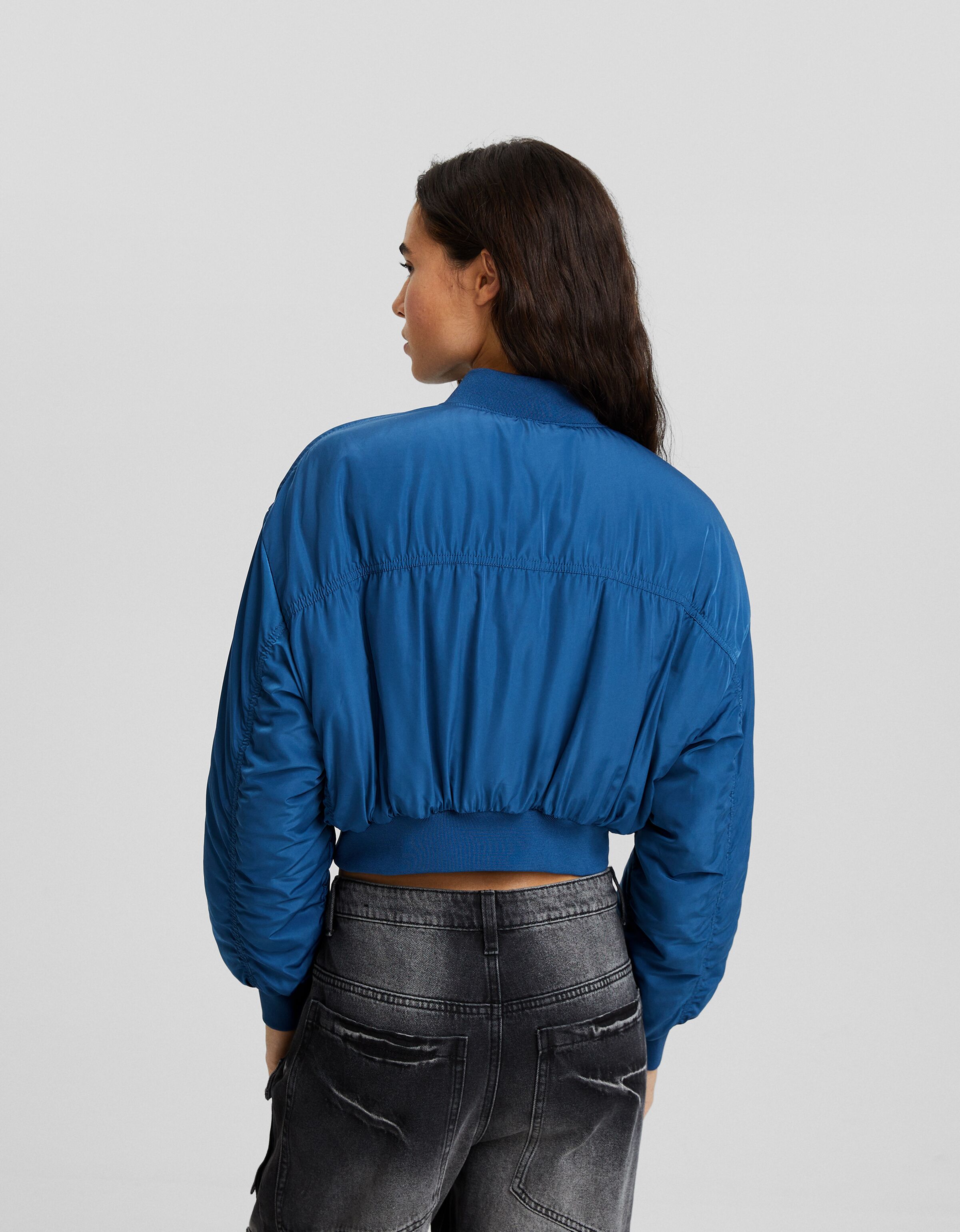 Cropped jacke bershka top
