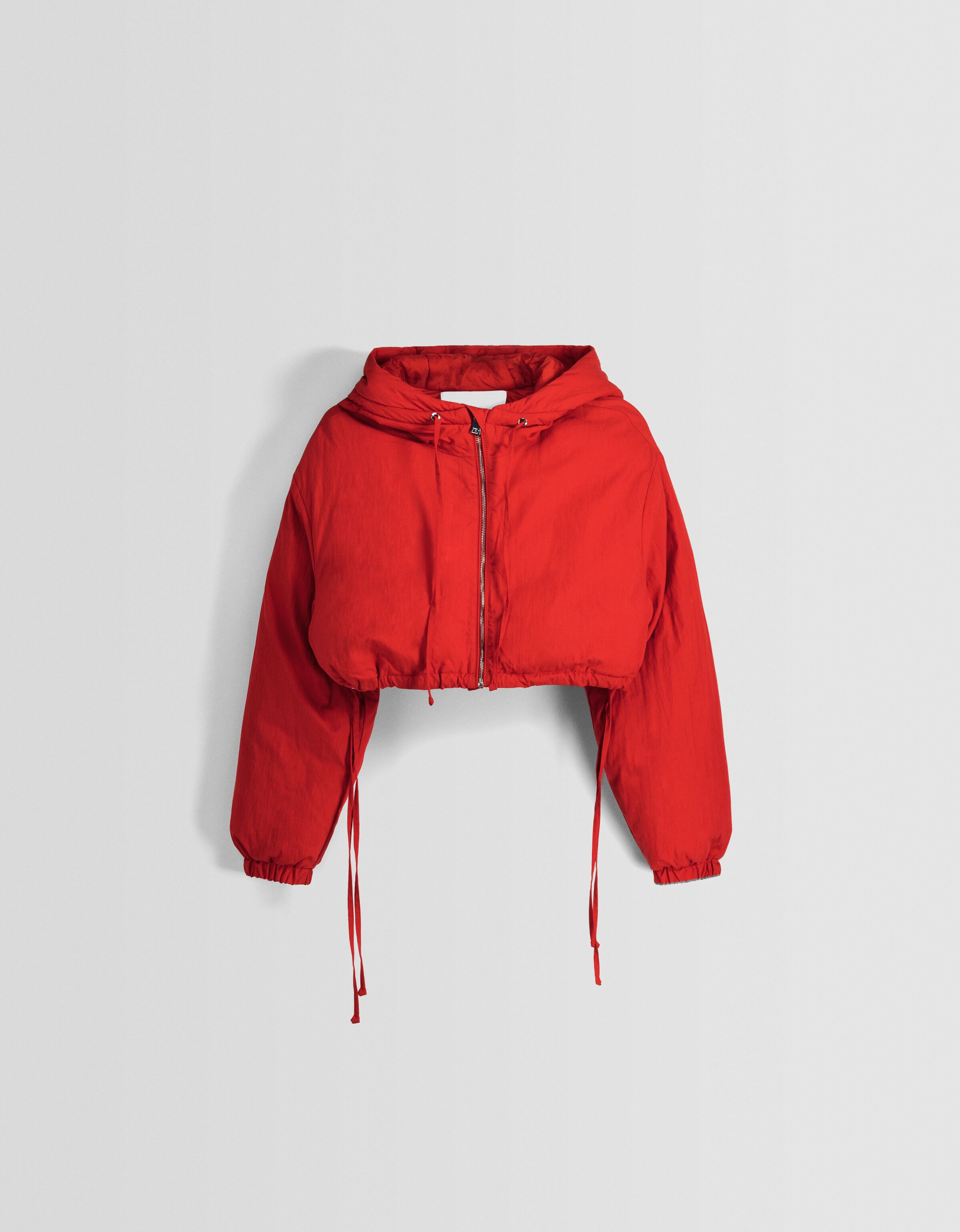 Doudoune rouge femme 2025 bershka