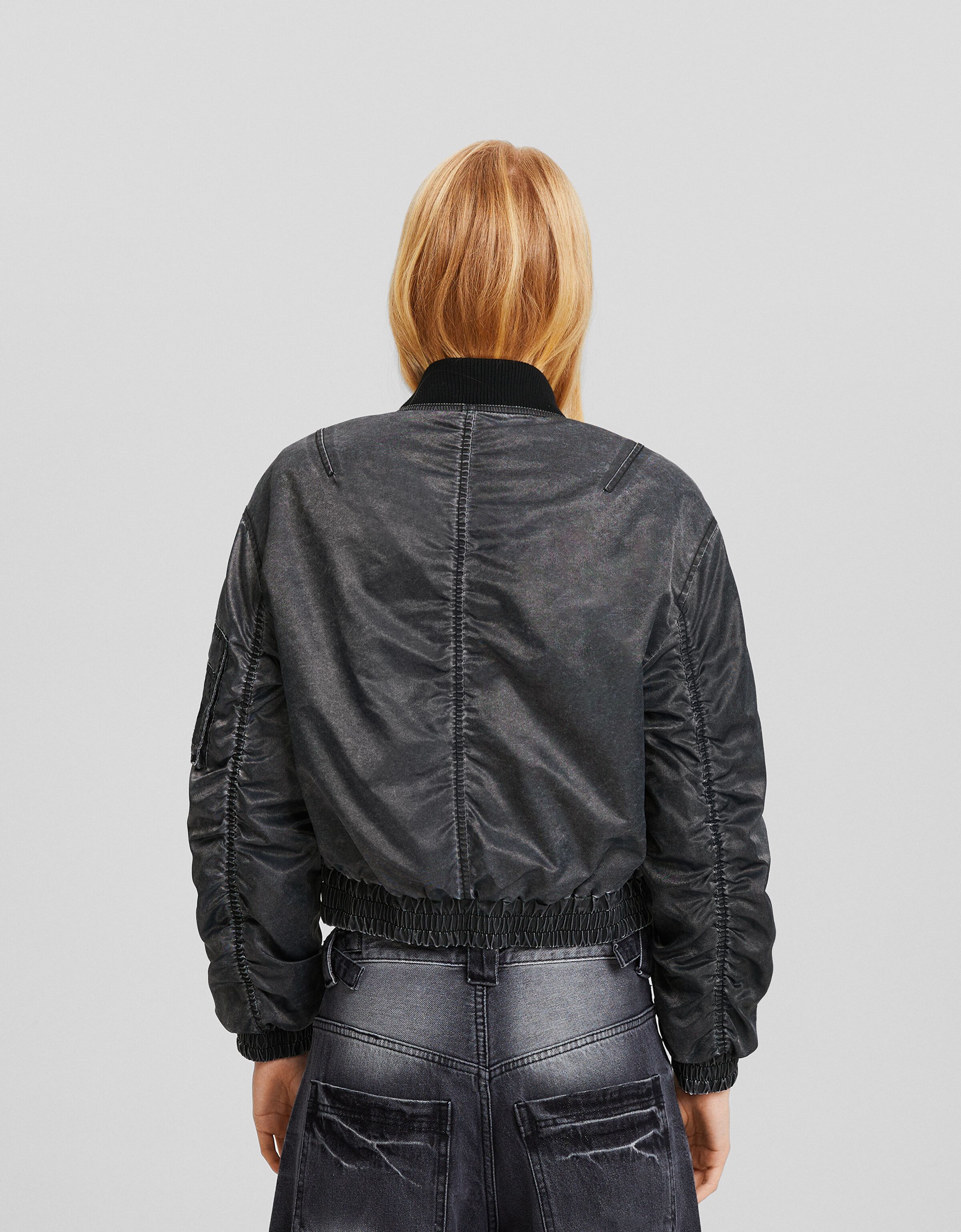 Bershka bomber clearance jacket price