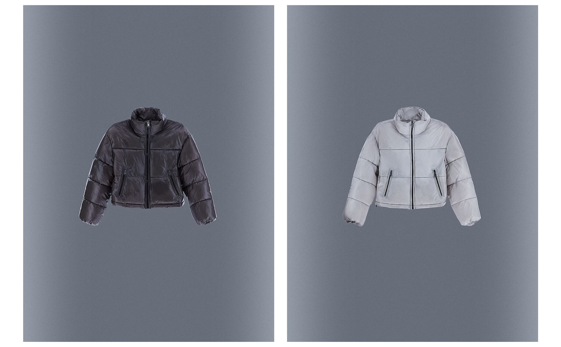 Heat-sensitive puffer jacket