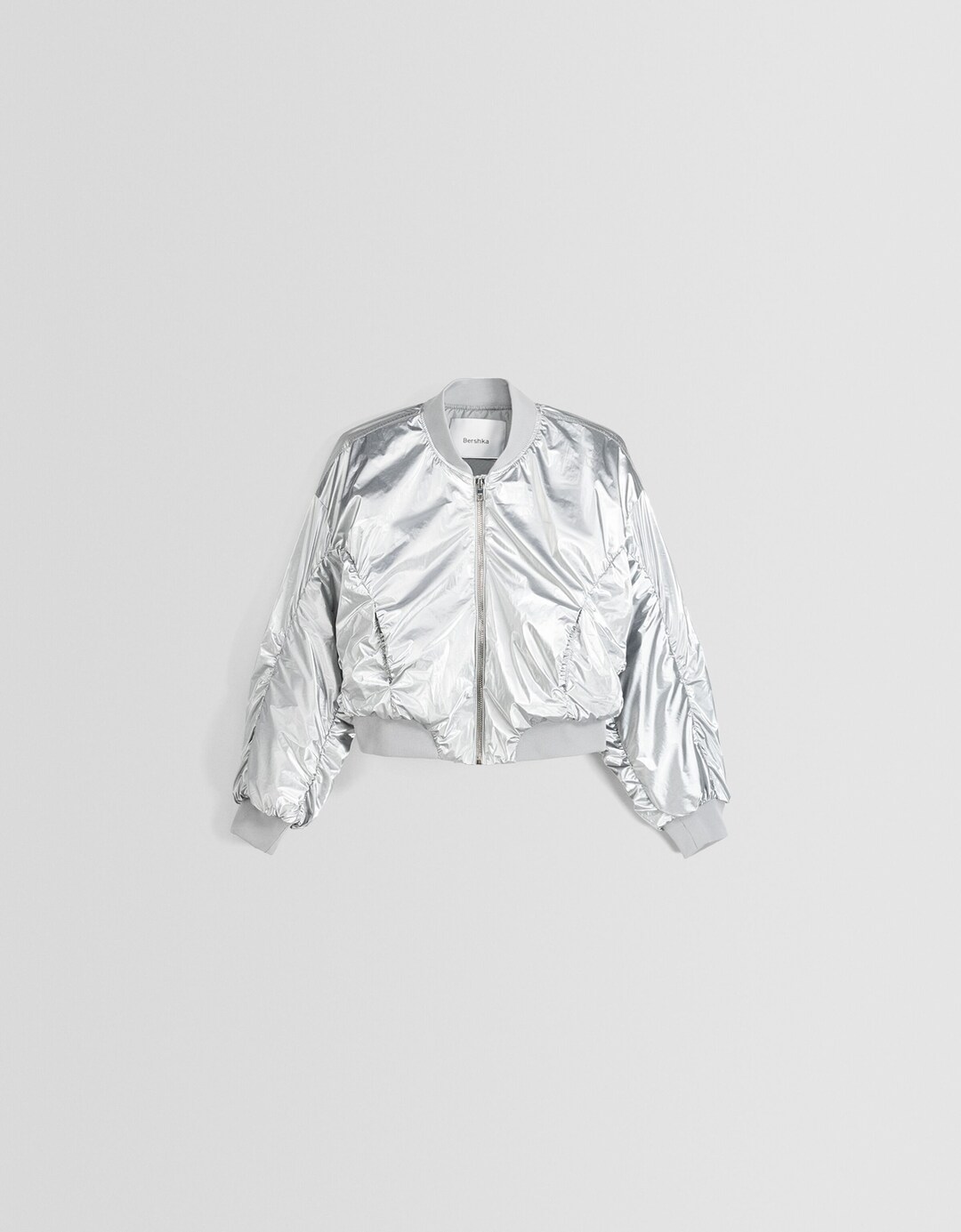 Caçadora bomber metal·litzada
