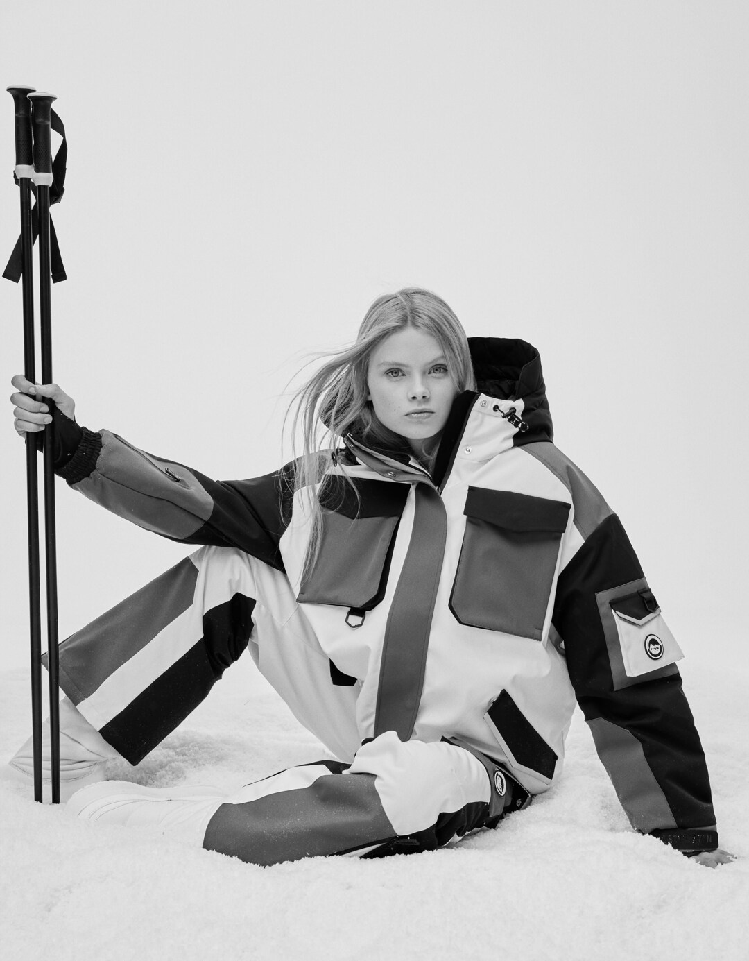 Kapüşonlu teknik ceket - Ski Collection