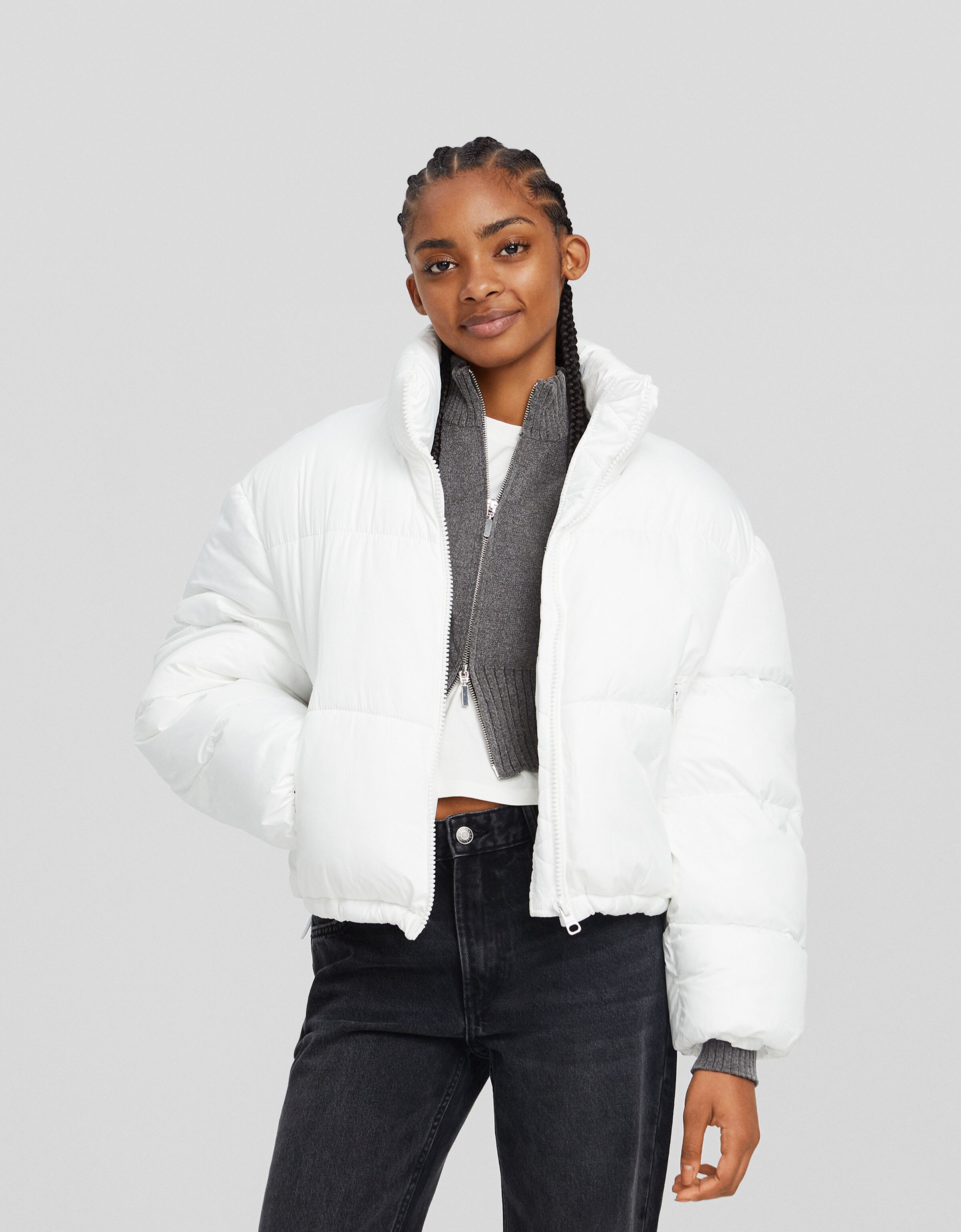 Bershka puffer sale jacket