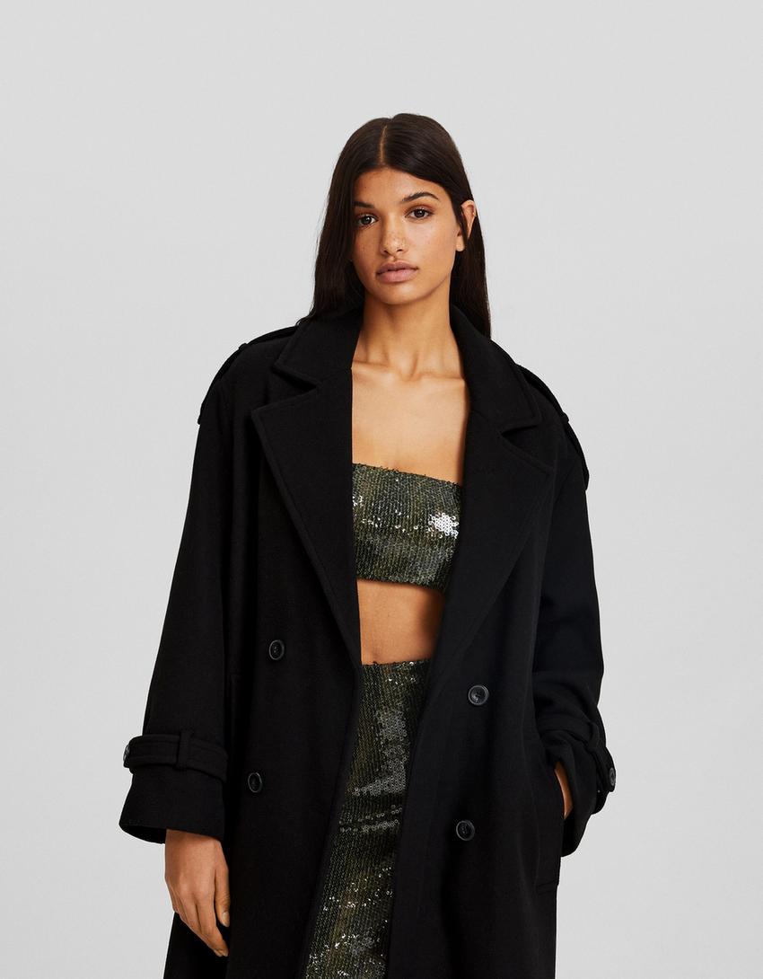 Abric trinxera amb llana-Negre-2