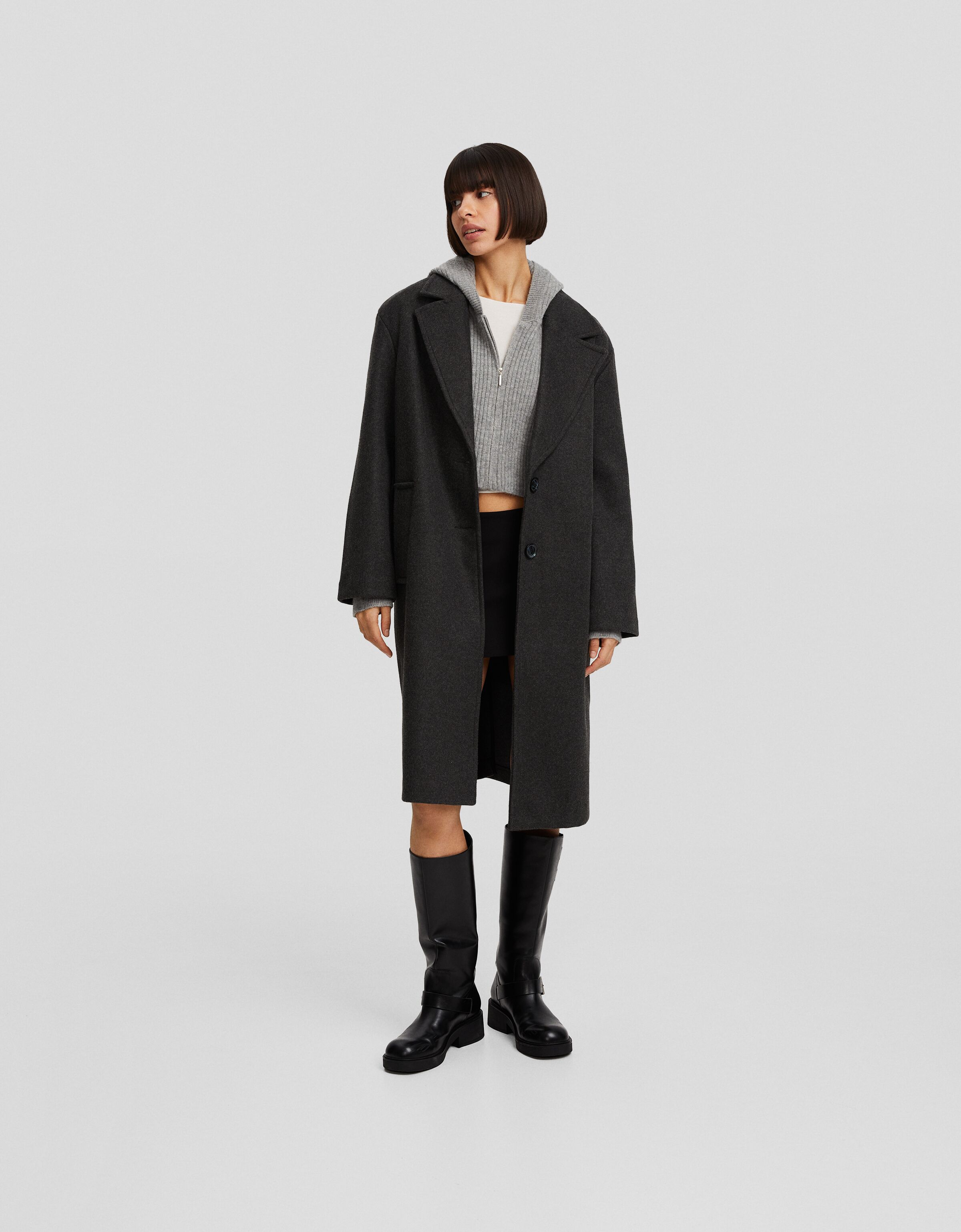 Manteau best sale long bershka