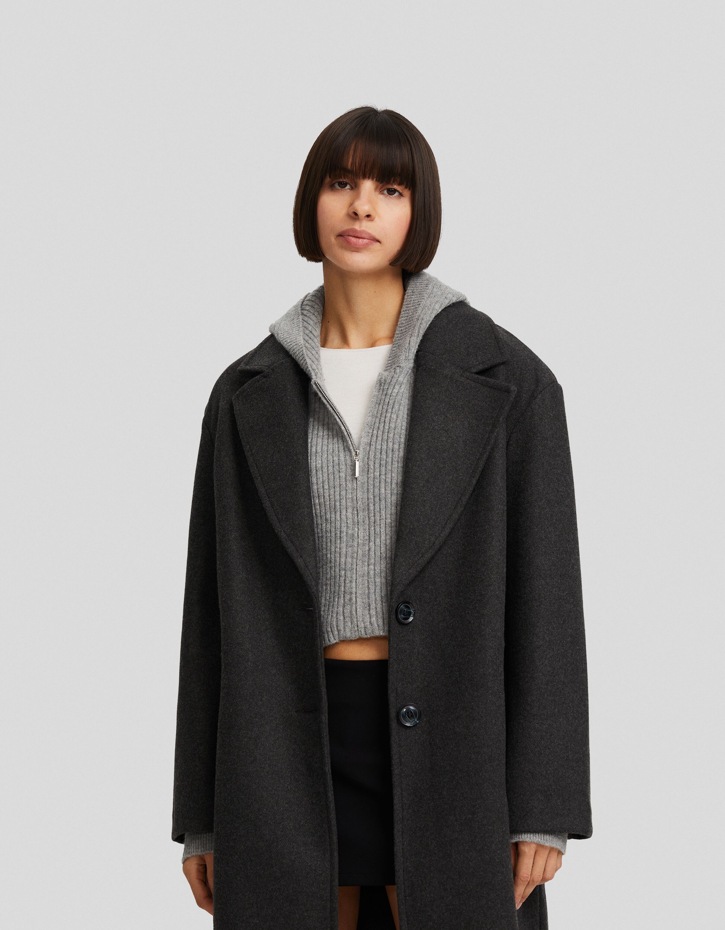 Bershka top women's coats