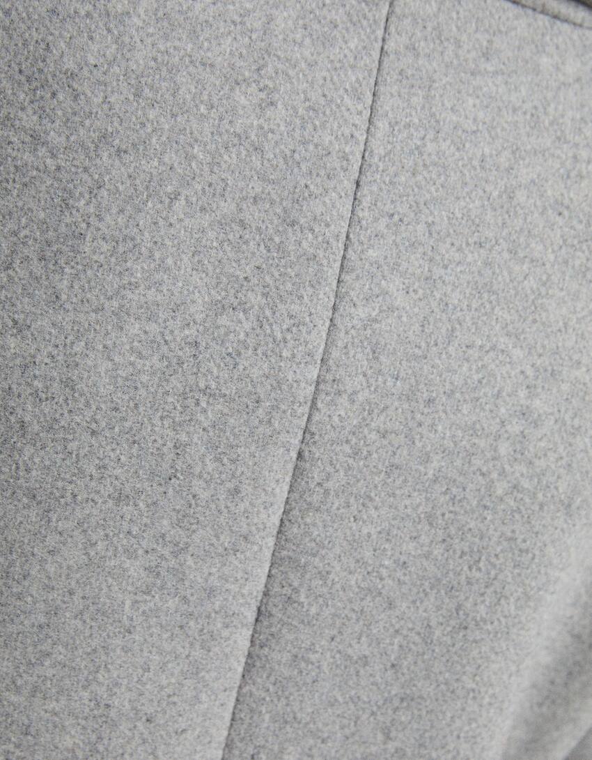 Long wool blend coat-Grey-5