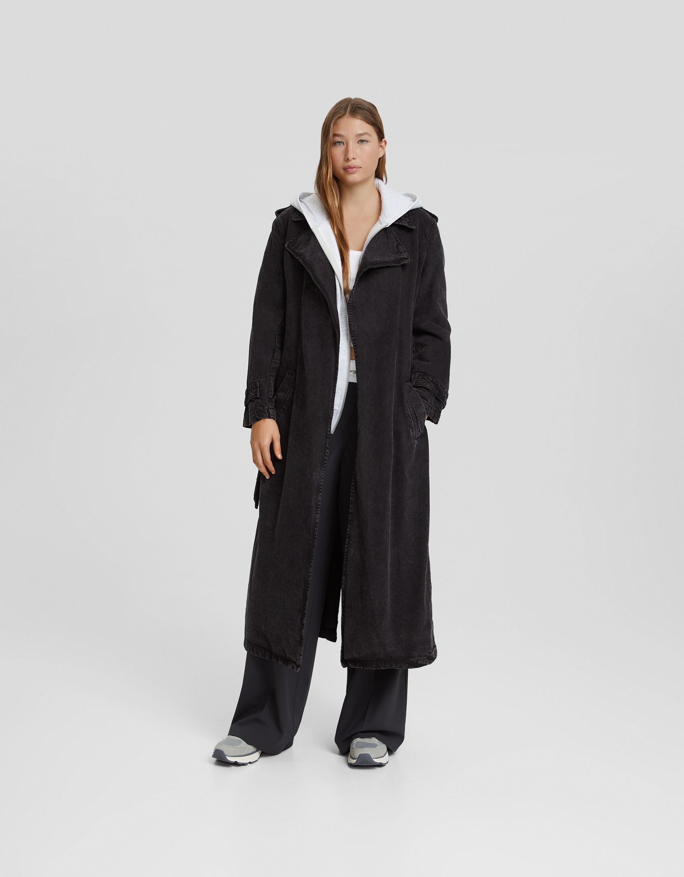 Bershka clearance reversible coat