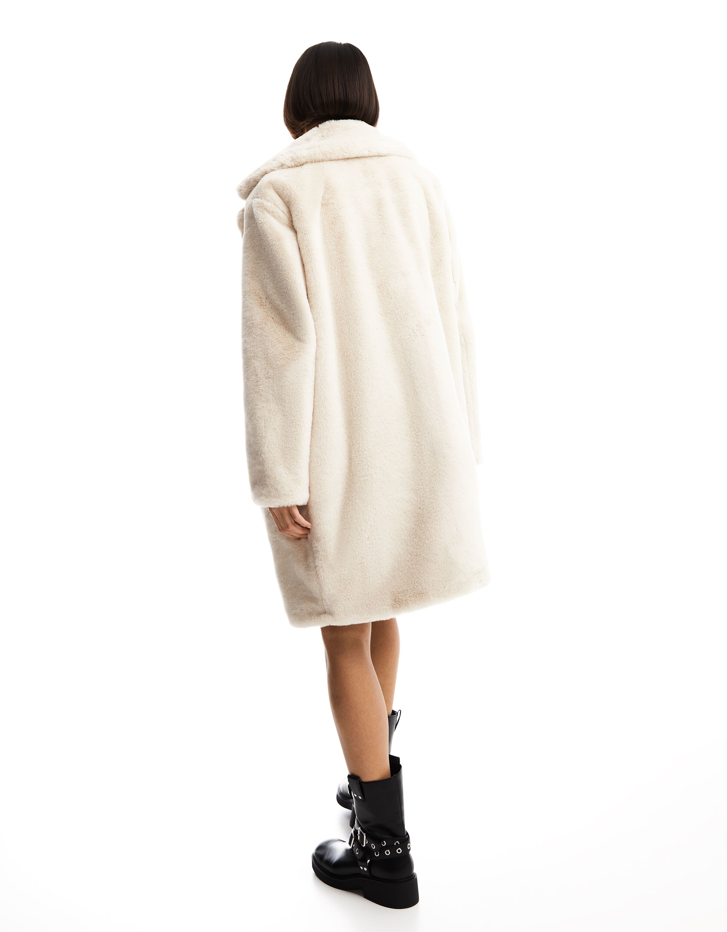 Teddy bear on sale coat bershka