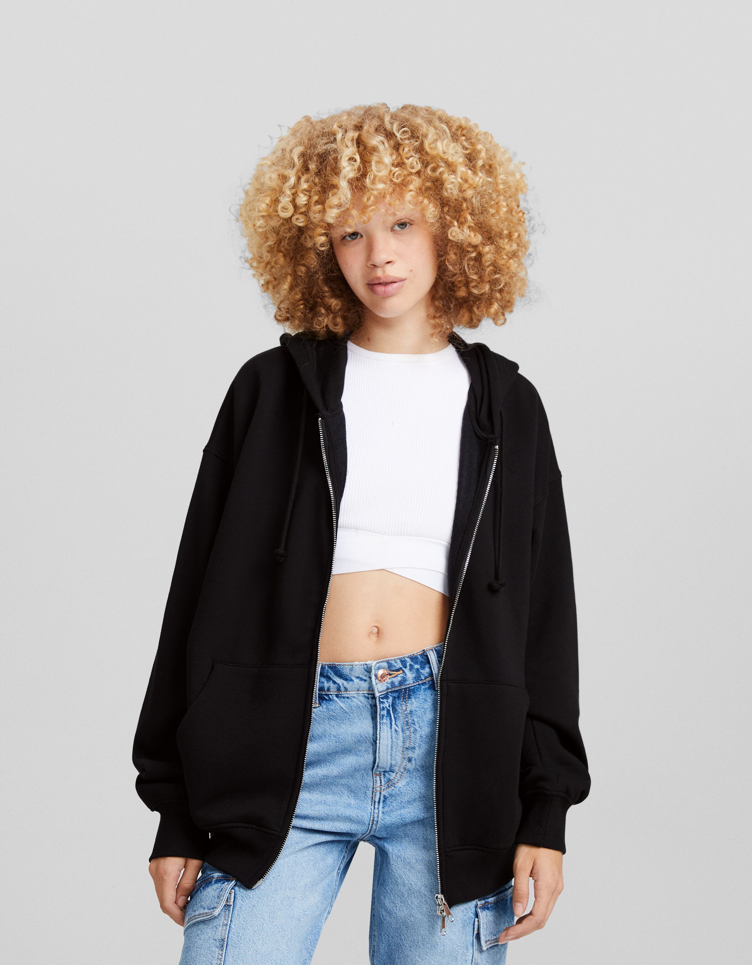 Bershka oversize sweatshirt clearance