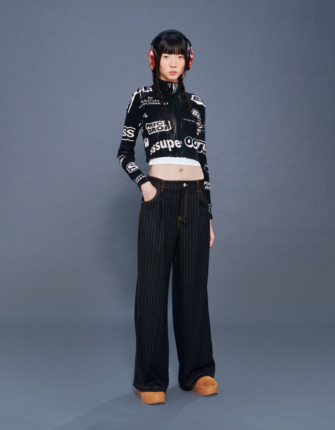 SSSTUFFF X BERSHKA pildi ja lukuga kardigan