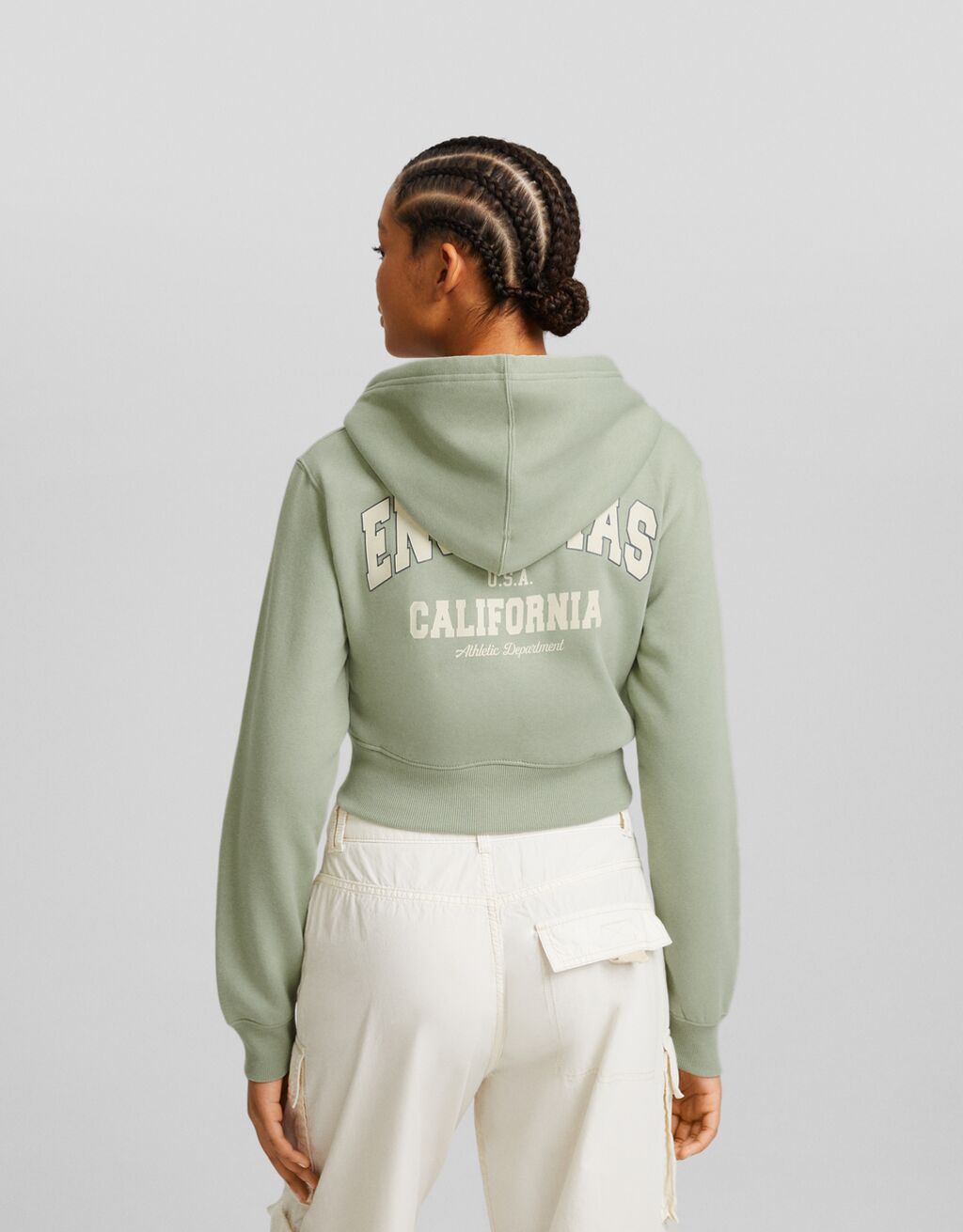 Athletic on sale cropped hoodie