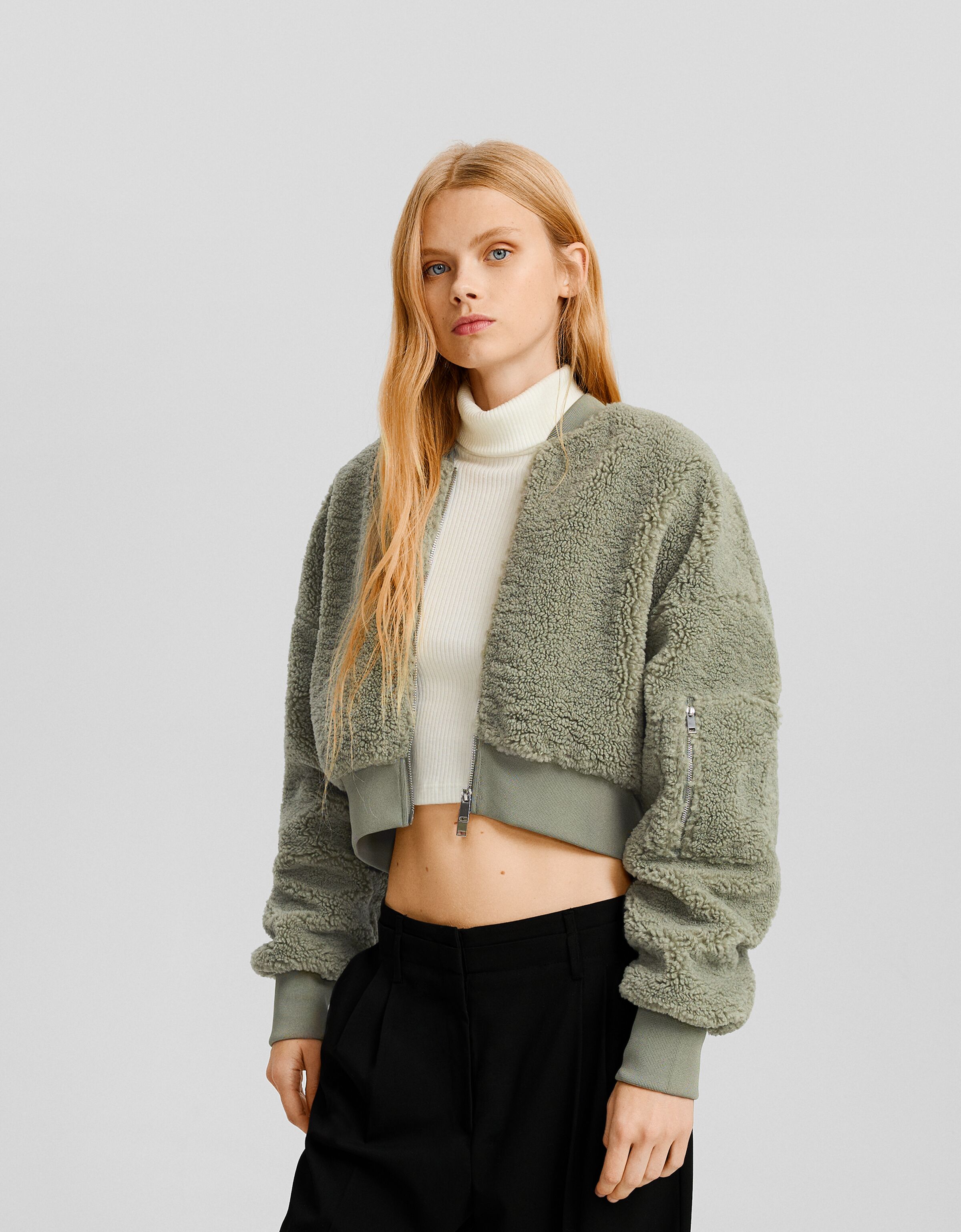 Bomber best sale bershka femme