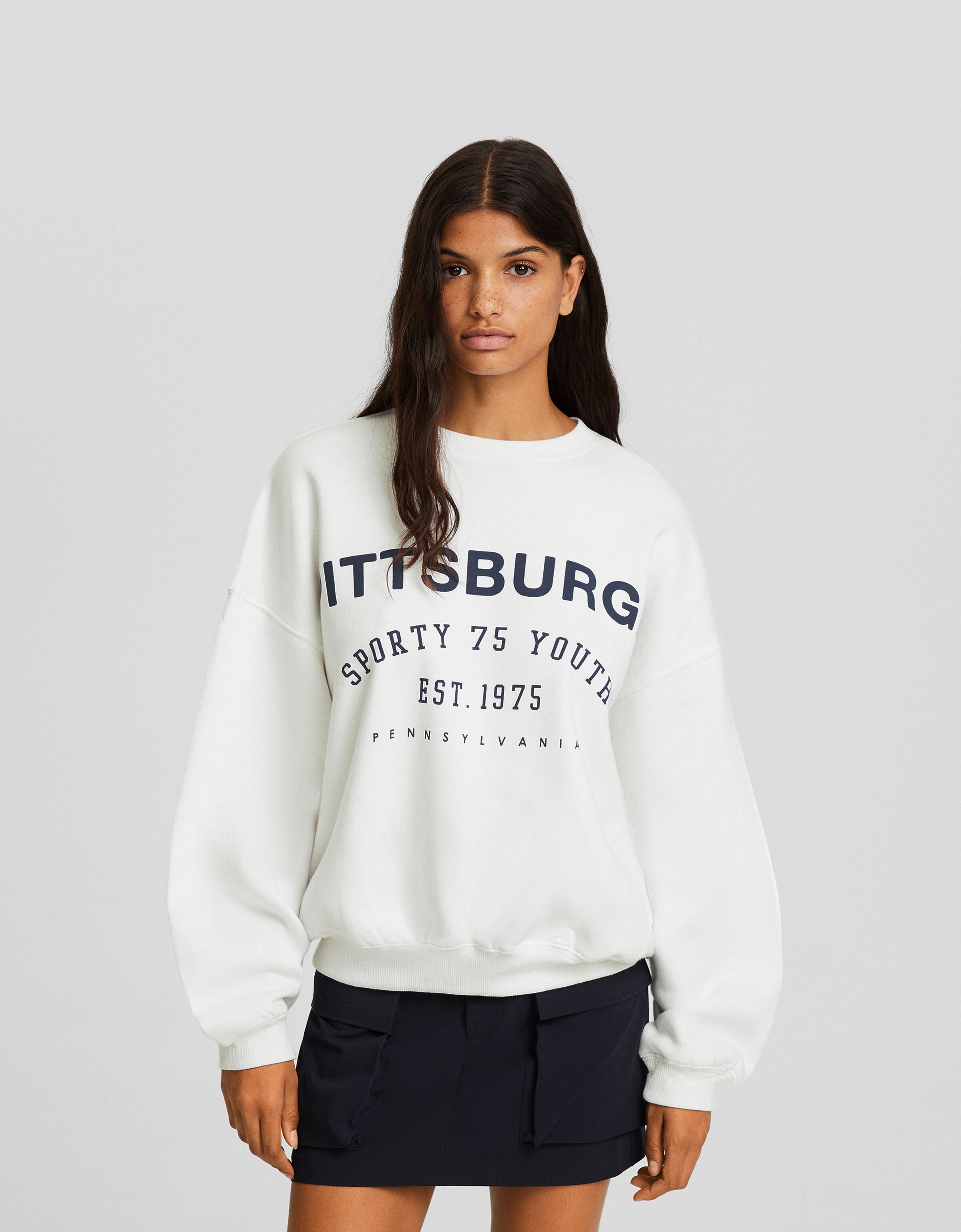 Bershka top oversize sweatshirt