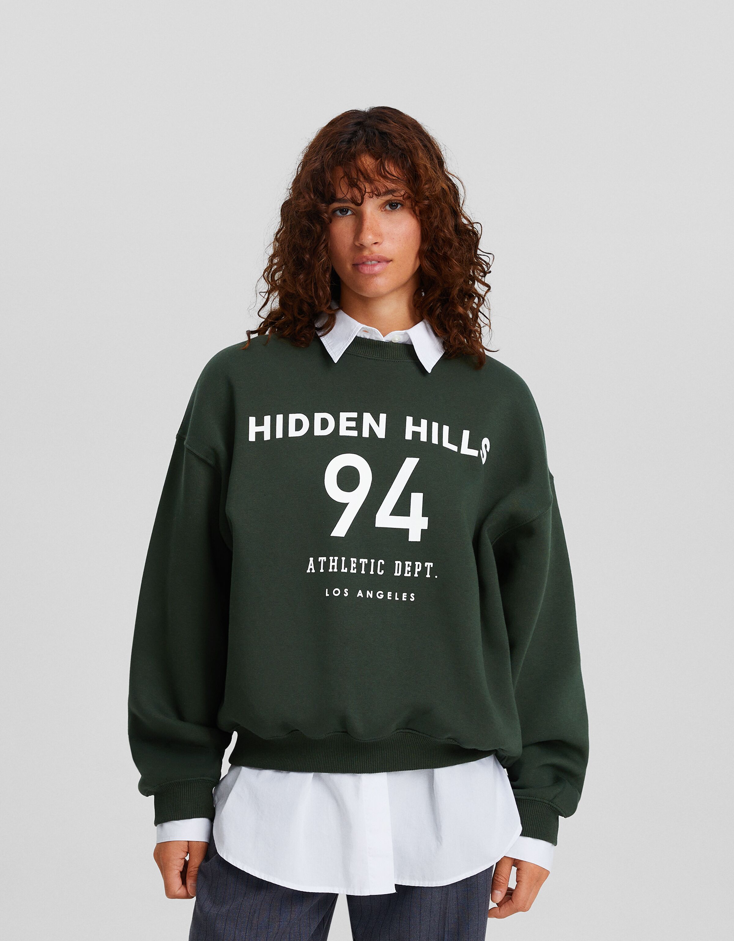 Bershka discount felpa oversize