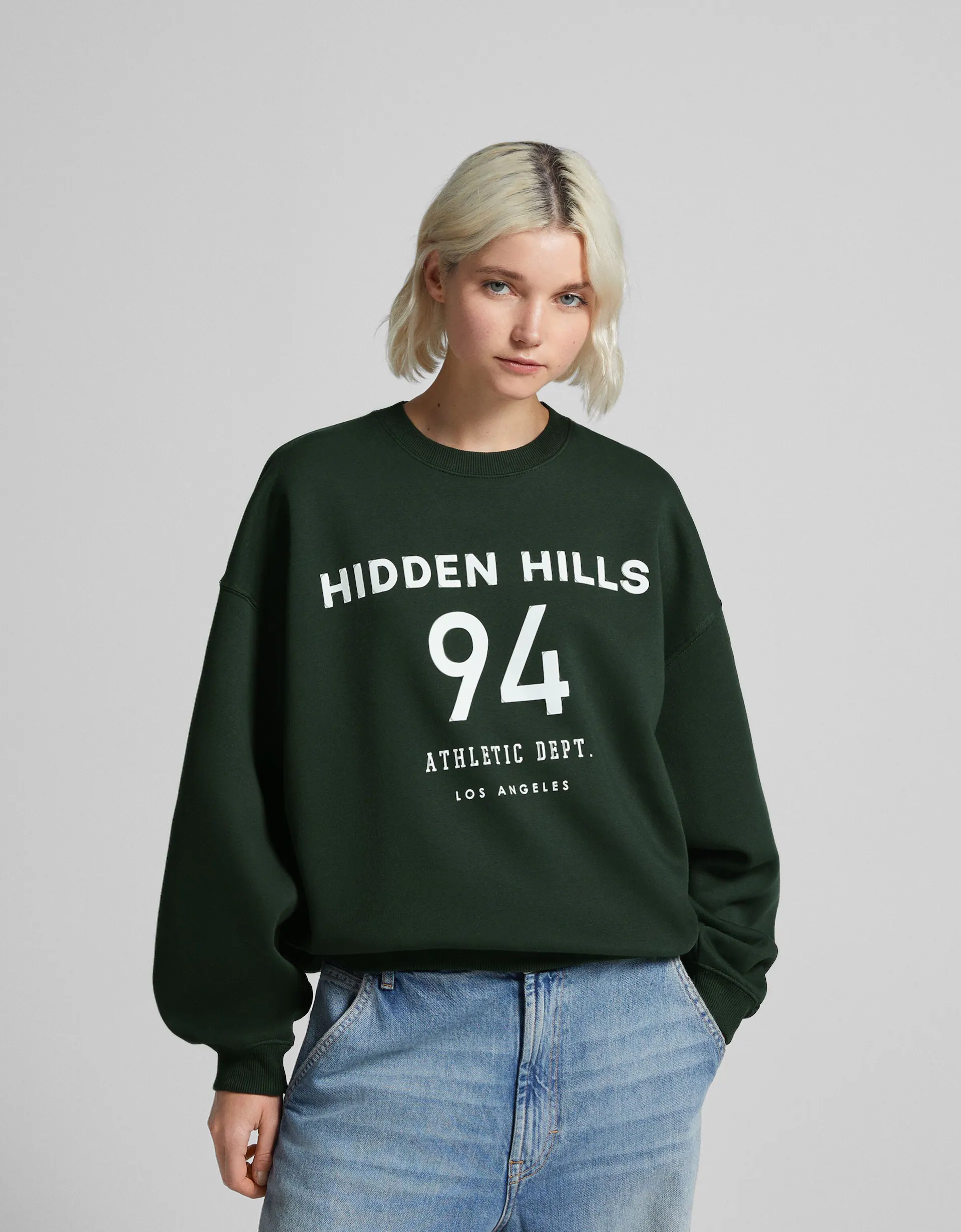 Oversize hoodie with New York print - Sweatshirts and sweaters - BSK Teen