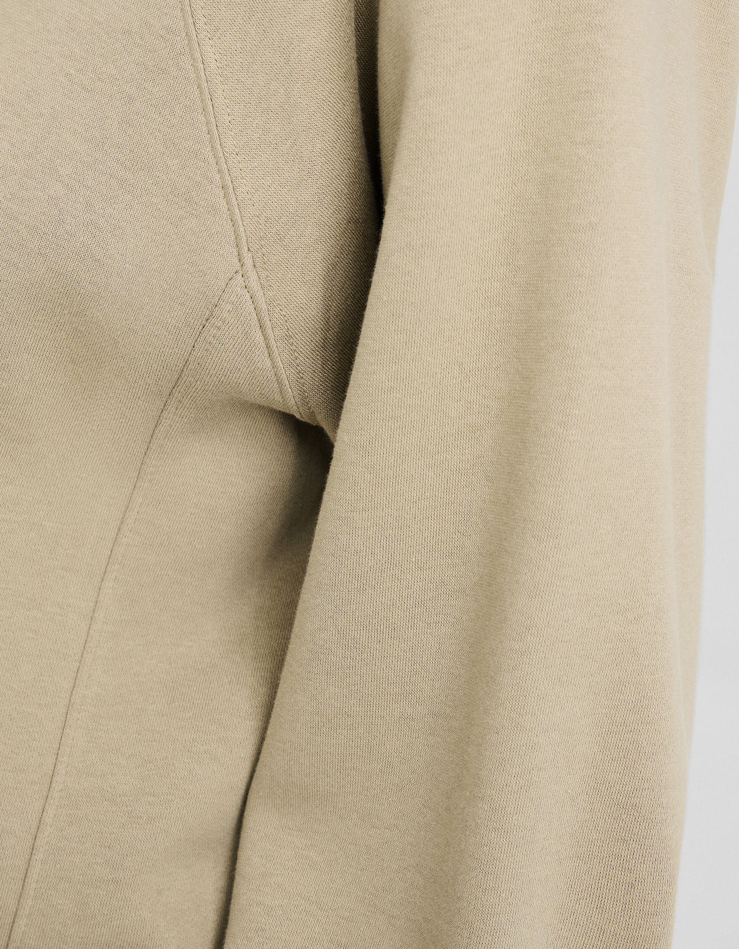 Raglan sleeve sweatshirt-Sand-6