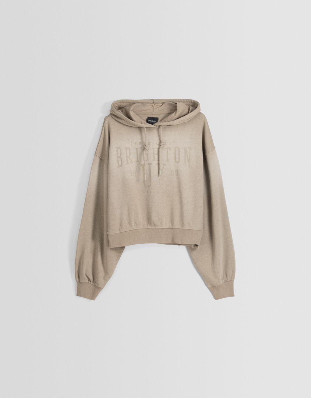 Oversize faded effect slogan hoodie Sweatshirts and sweaters