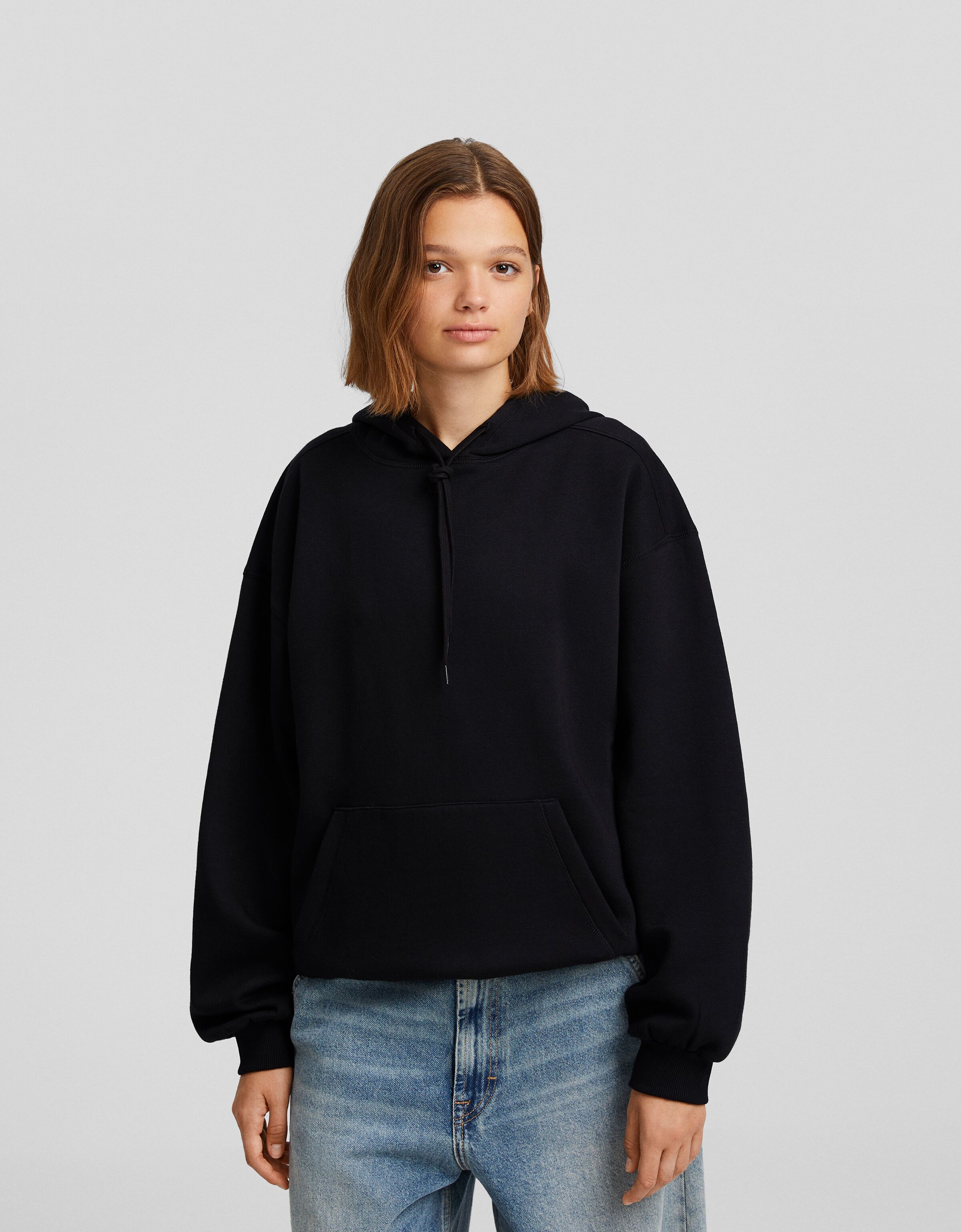Womens black 2024 oversized hoodie