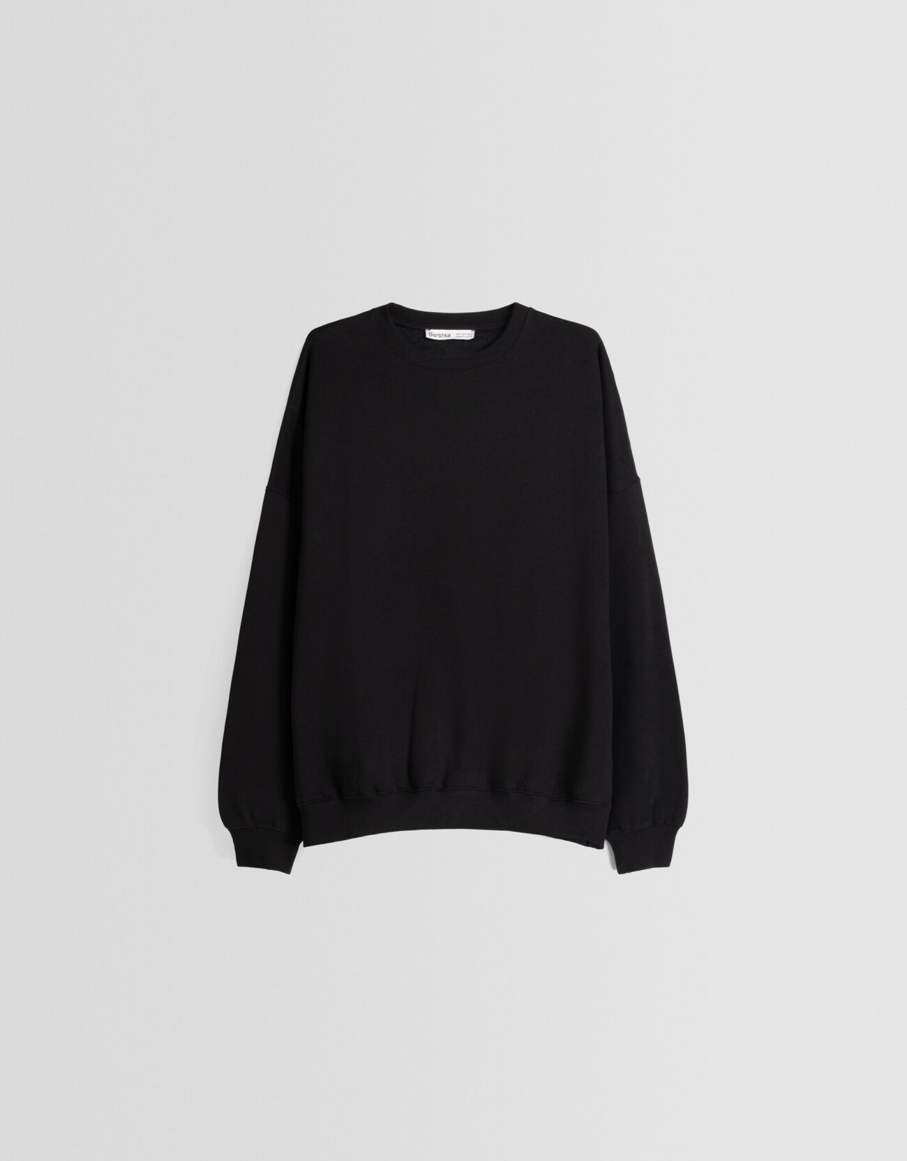 Bershka online black sweatshirt